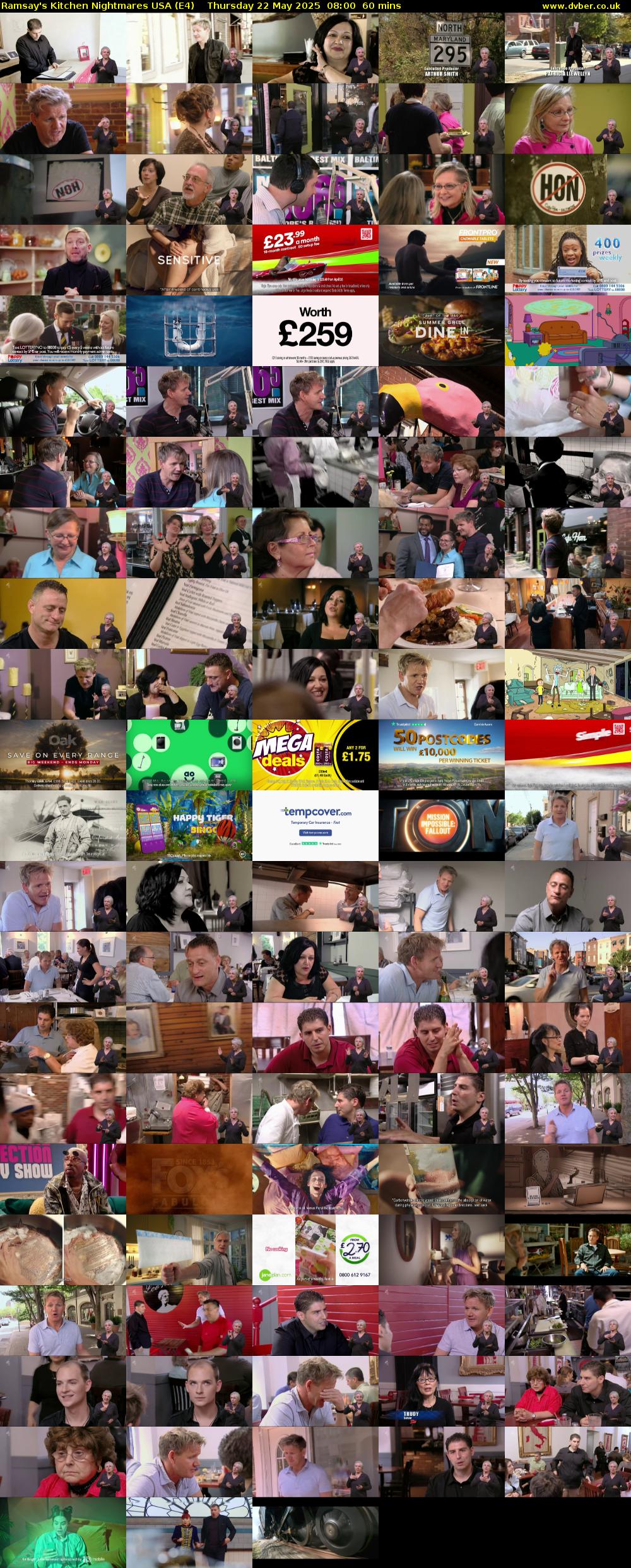 Ramsay's Kitchen Nightmares USA (E4) Thursday 22 May 2025 08:00 - 09:00