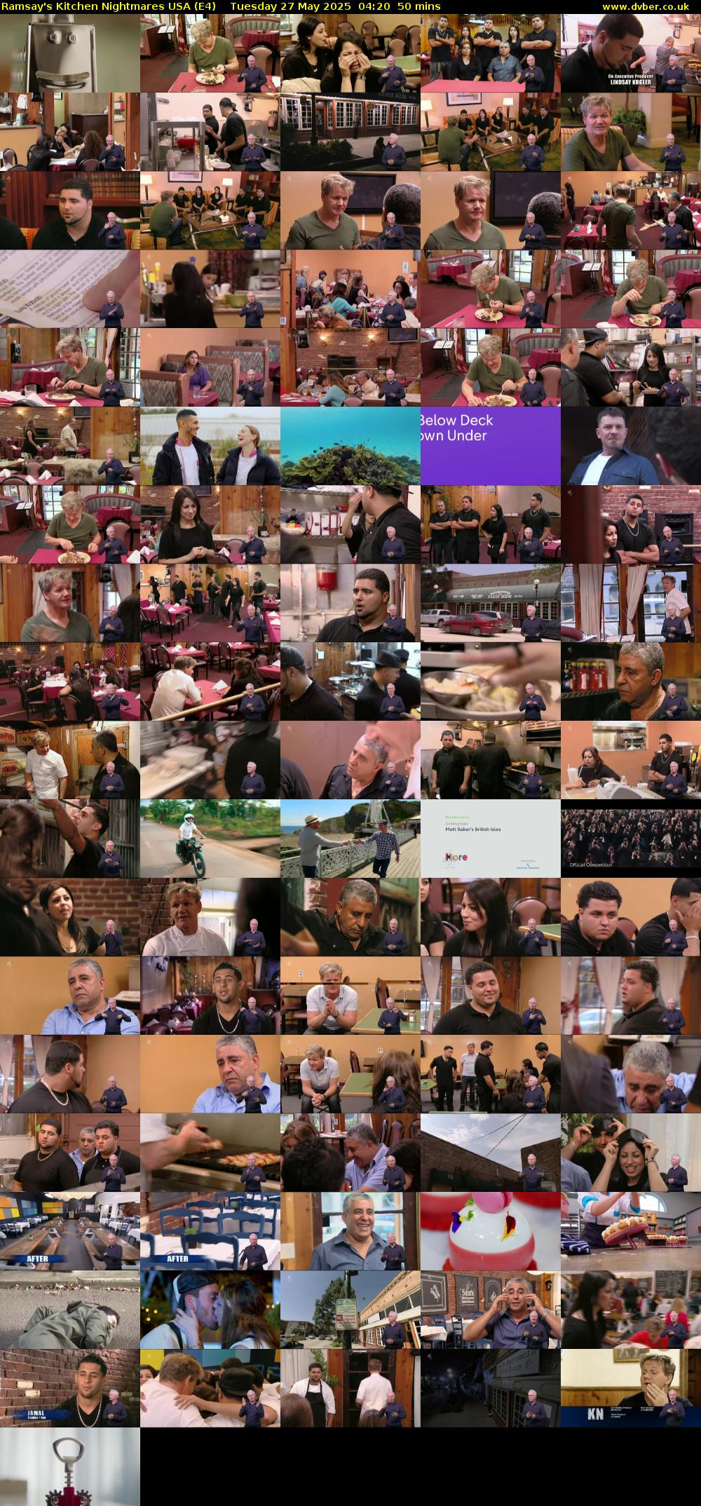 Ramsay's Kitchen Nightmares USA (E4) Tuesday 27 May 2025 04:20 - 05:10
