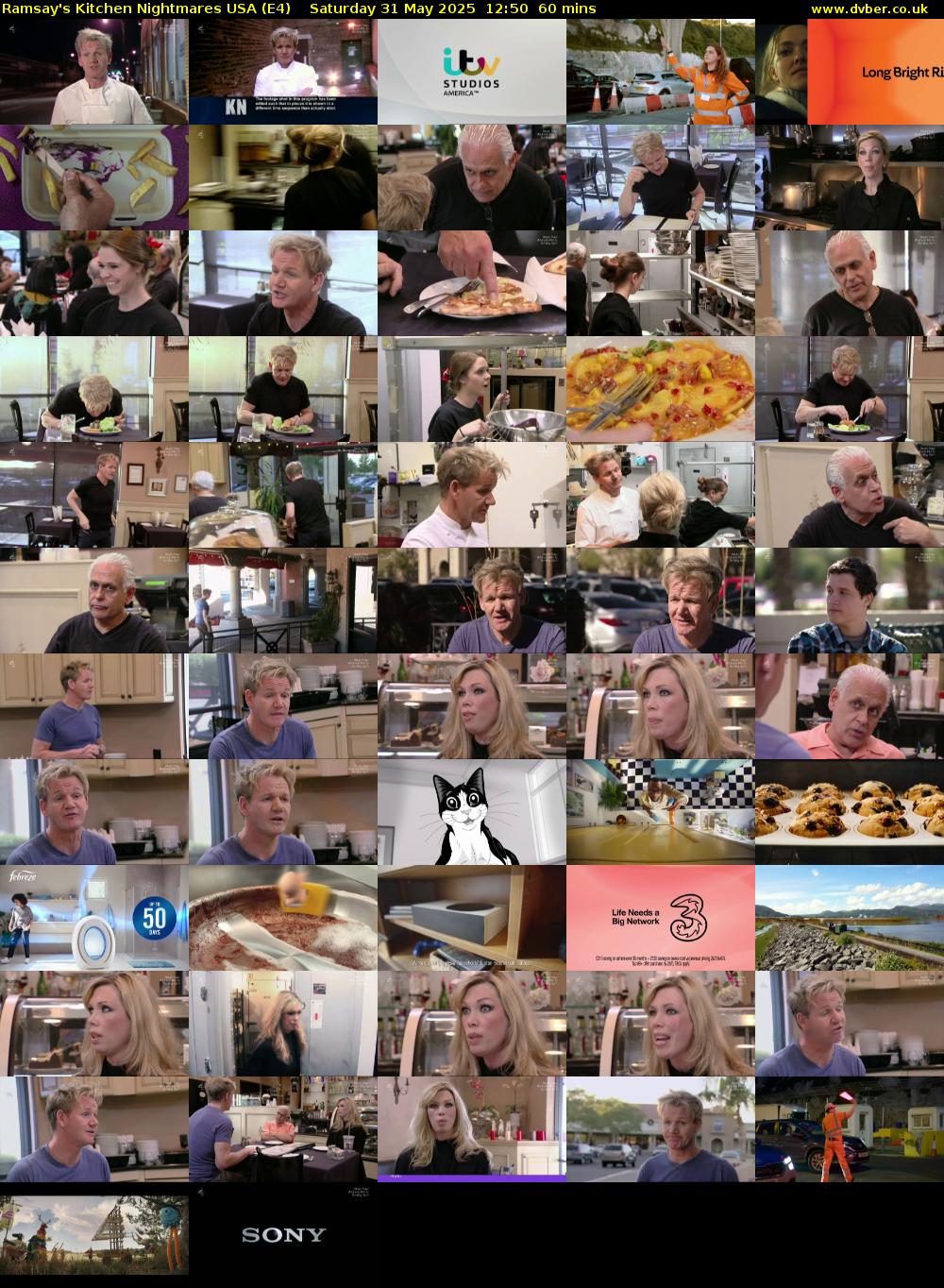 Ramsay's Kitchen Nightmares USA (E4) Saturday 31 May 2025 12:50 - 13:50