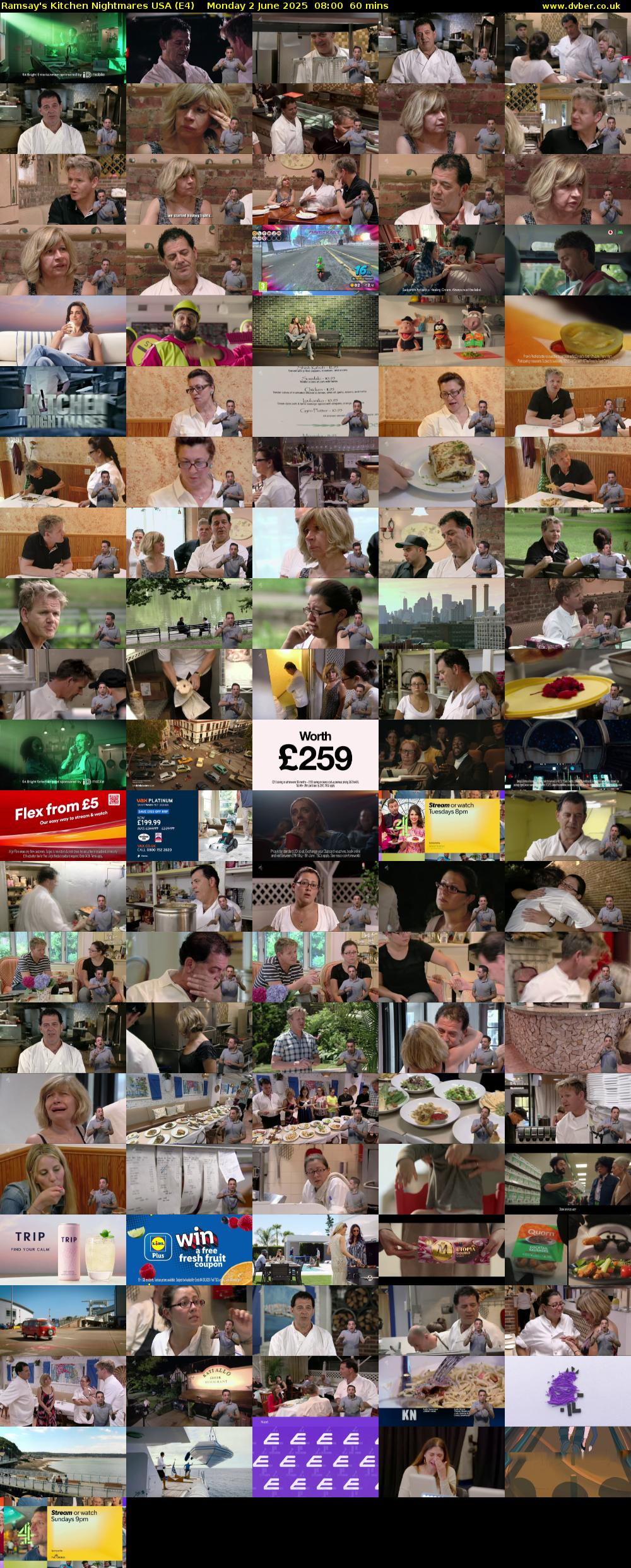 Ramsay's Kitchen Nightmares USA (E4) Monday 2 June 2025 08:00 - 09:00