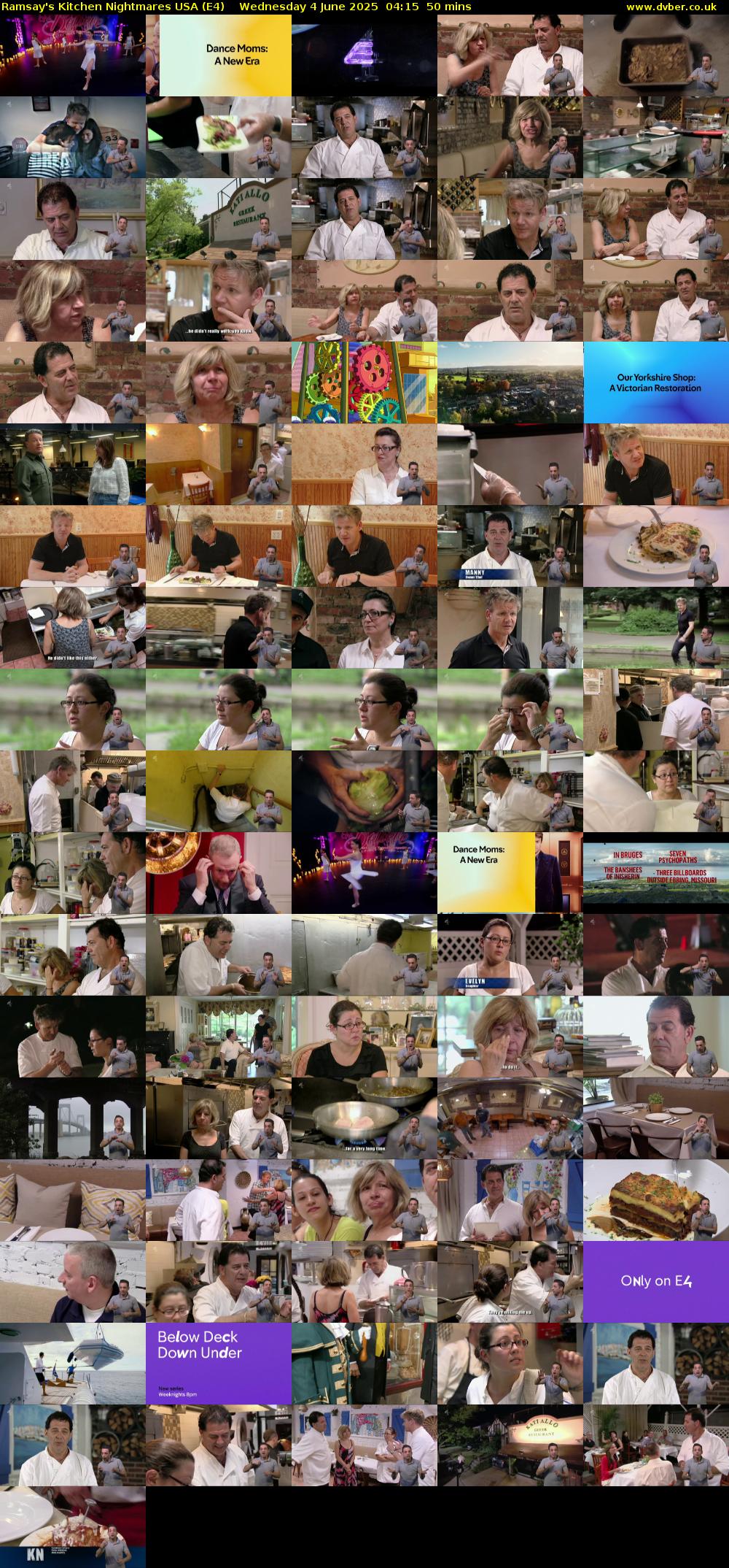 Ramsay's Kitchen Nightmares USA (E4) Wednesday 4 June 2025 04:15 - 05:05