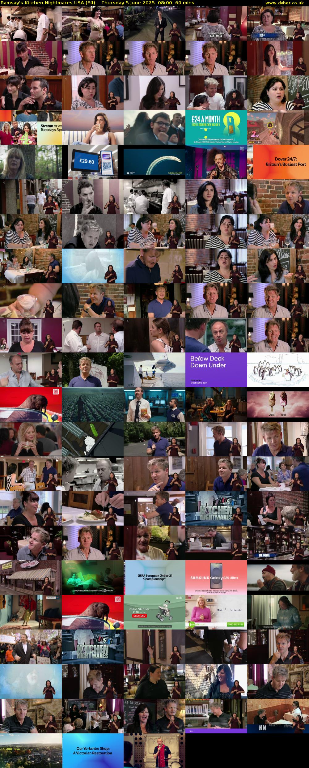 Ramsay's Kitchen Nightmares USA (E4) Thursday 5 June 2025 08:00 - 09:00