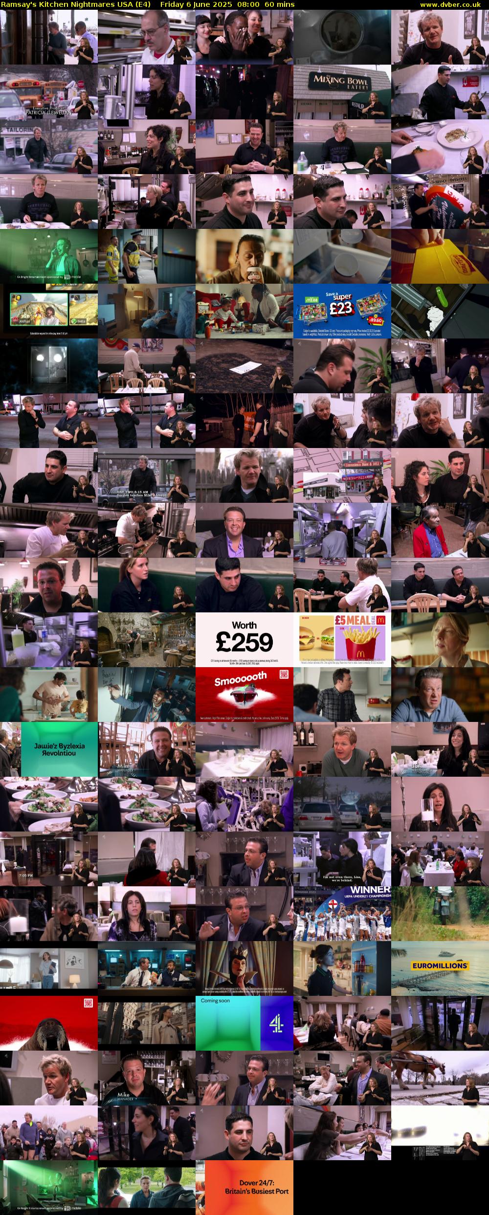 Ramsay's Kitchen Nightmares USA (E4) Friday 6 June 2025 08:00 - 09:00
