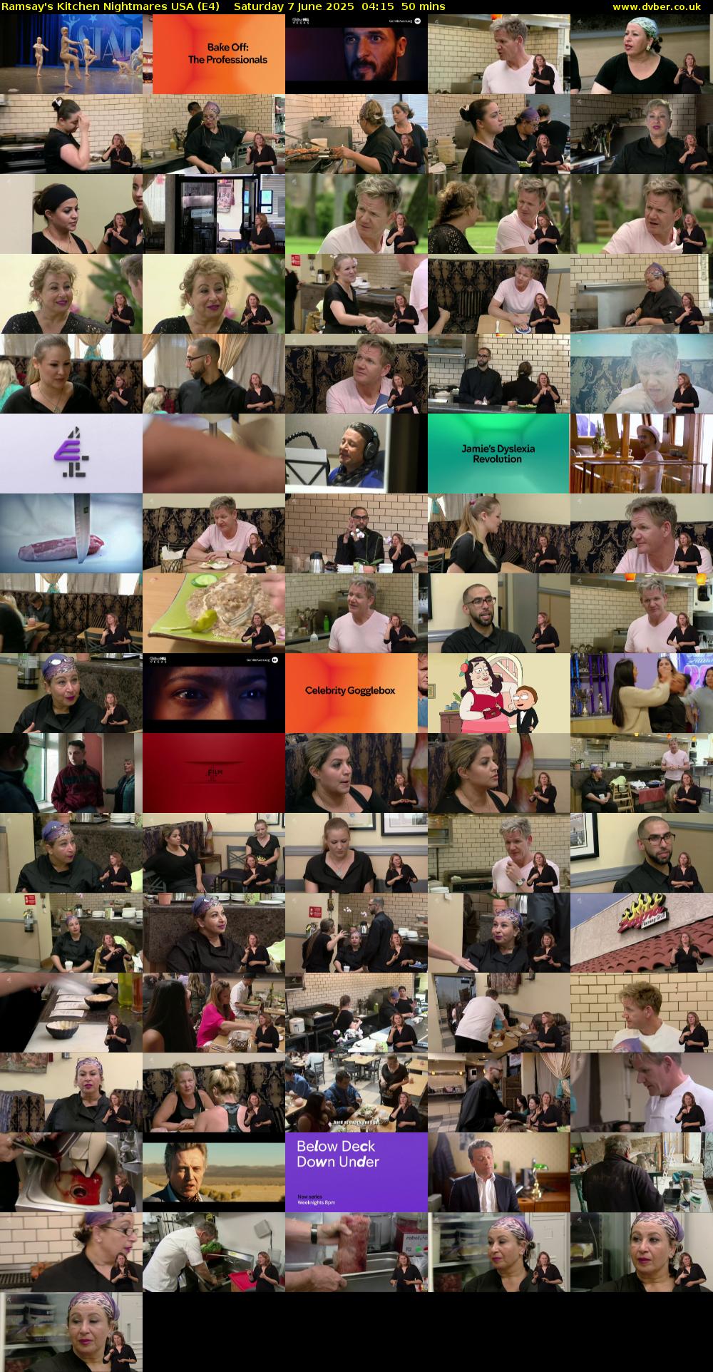 Ramsay's Kitchen Nightmares USA (E4) Saturday 7 June 2025 04:15 - 05:05