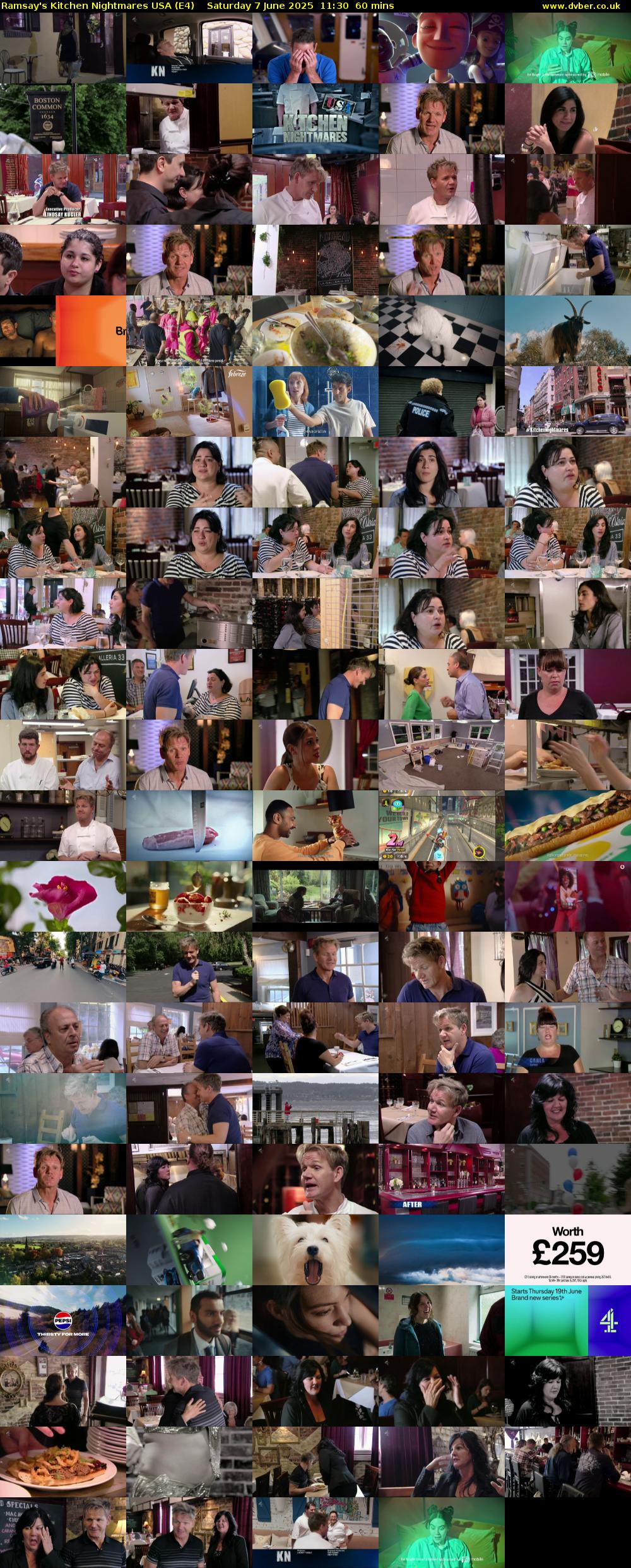 Ramsay's Kitchen Nightmares USA (E4) Saturday 7 June 2025 11:30 - 12:30