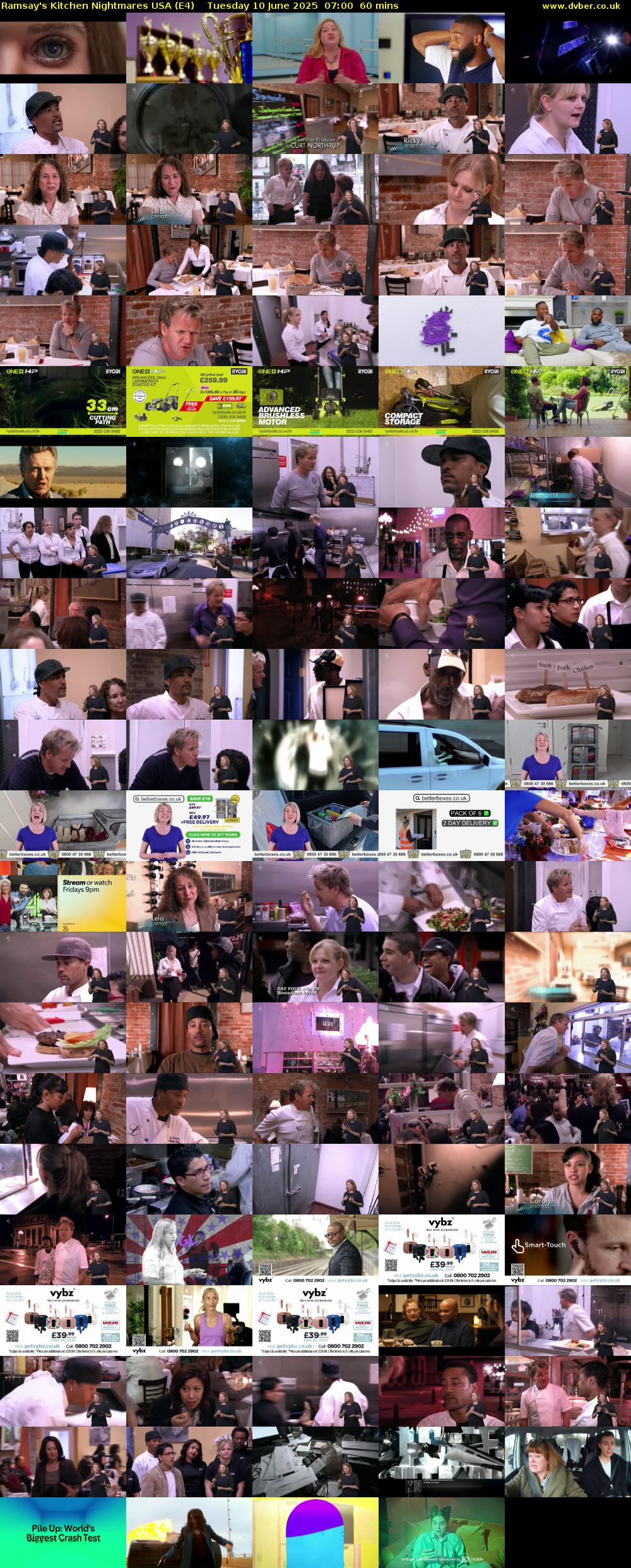 Ramsay's Kitchen Nightmares USA (E4) Tuesday 10 June 2025 07:00 - 08:00