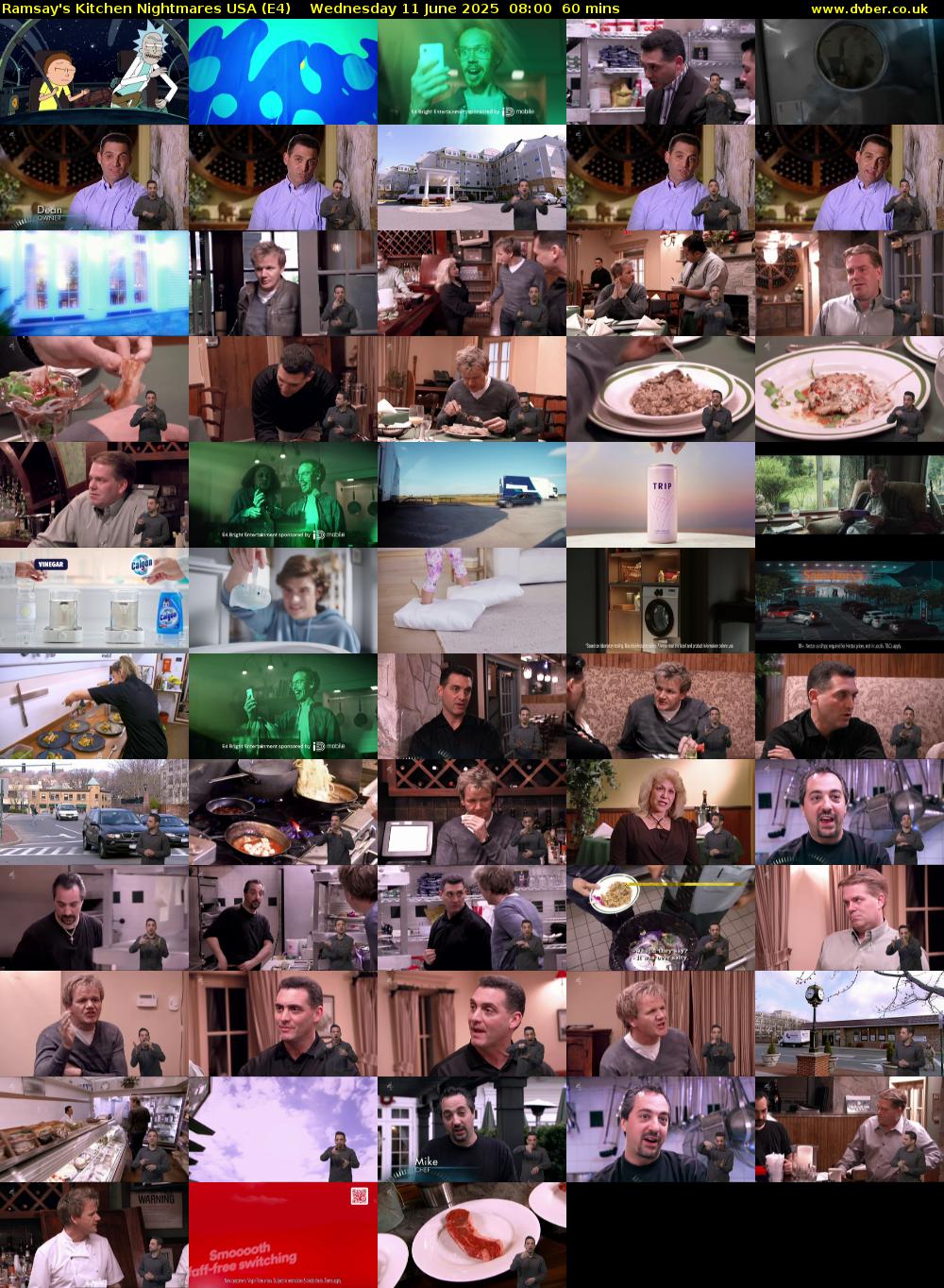 Ramsay's Kitchen Nightmares USA (E4) Wednesday 11 June 2025 08:00 - 09:00