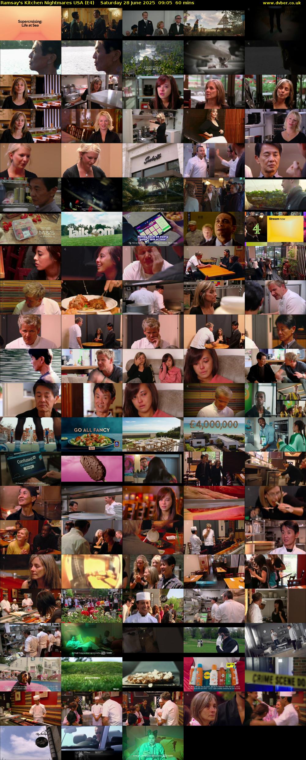 Ramsay's Kitchen Nightmares USA (E4) Saturday 28 June 2025 09:05 - 10:05