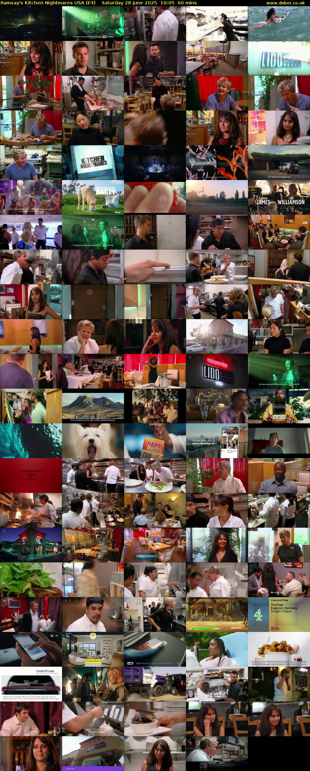 Ramsay's Kitchen Nightmares USA (E4) Saturday 28 June 2025 10:05 - 11:05