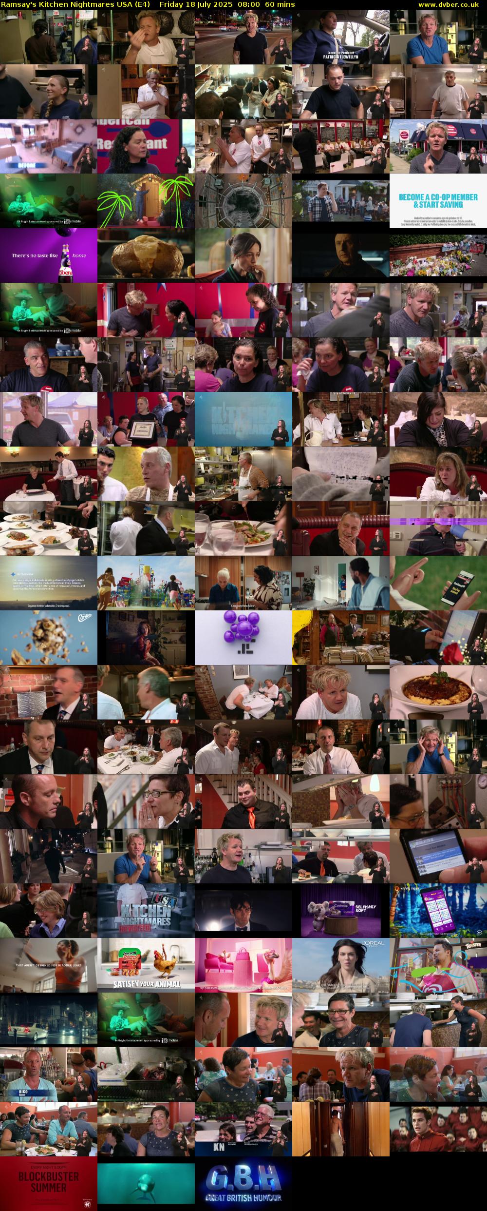 Ramsay's Kitchen Nightmares USA (E4) Friday 18 July 2025 08:00 - 09:00