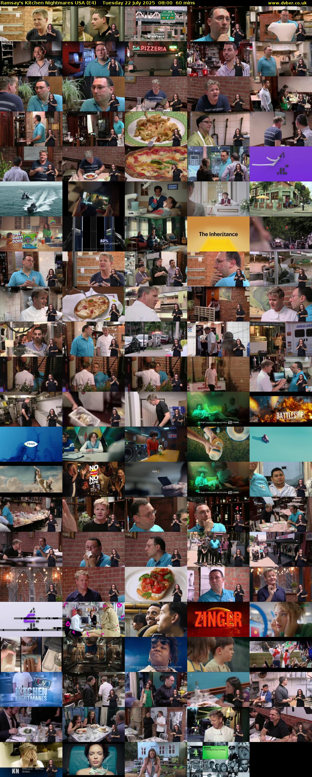 Ramsay's Kitchen Nightmares USA (E4) Tuesday 22 July 2025 08:00 - 09:00