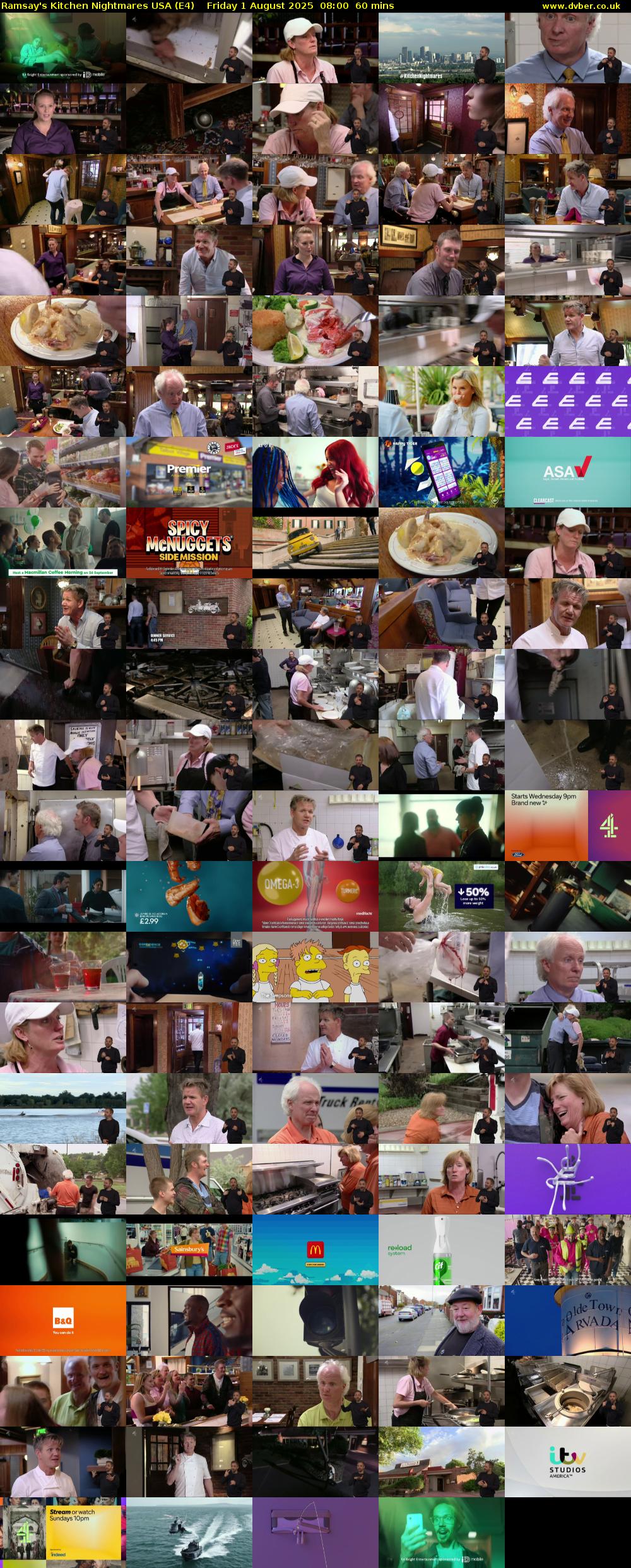 Ramsay's Kitchen Nightmares USA (E4) Friday 1 August 2025 08:00 - 09:00