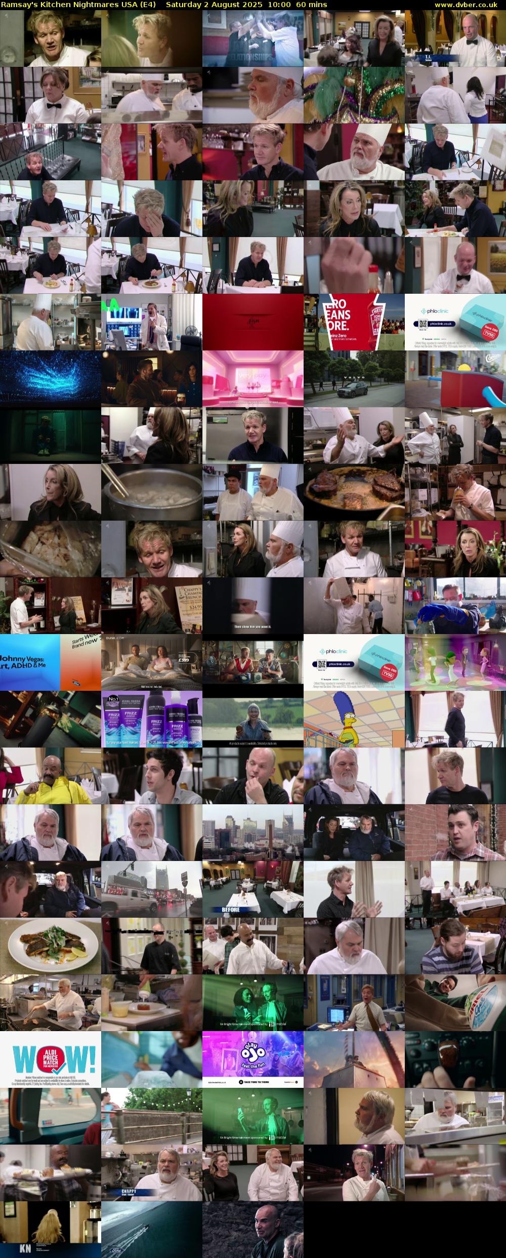 Ramsay's Kitchen Nightmares USA (E4) Saturday 2 August 2025 10:00 - 11:00