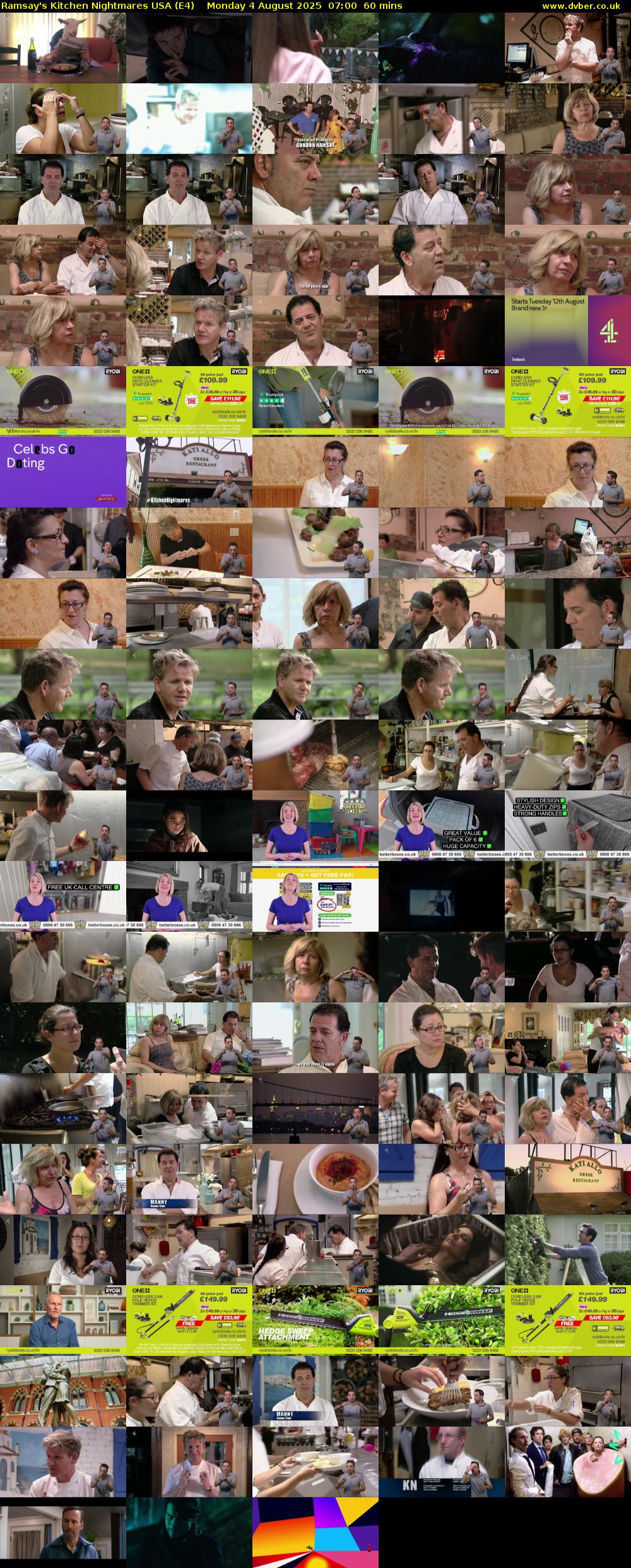 Ramsay's Kitchen Nightmares USA (E4) Monday 4 August 2025 07:00 - 08:00