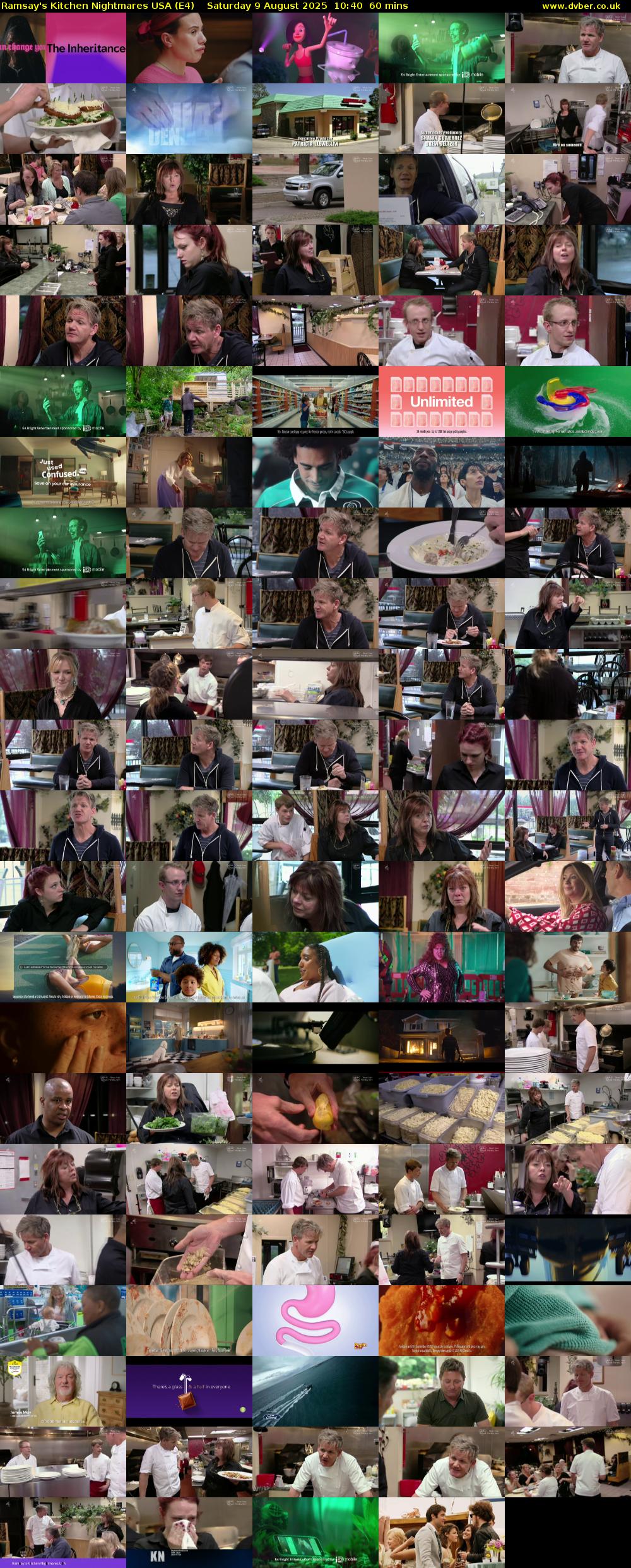 Ramsay's Kitchen Nightmares USA (E4) Saturday 9 August 2025 10:40 - 11:40