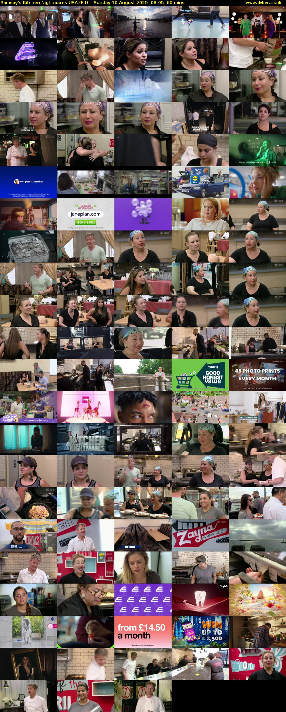 Ramsay's Kitchen Nightmares USA (E4) Sunday 10 August 2025 08:05 - 09:05