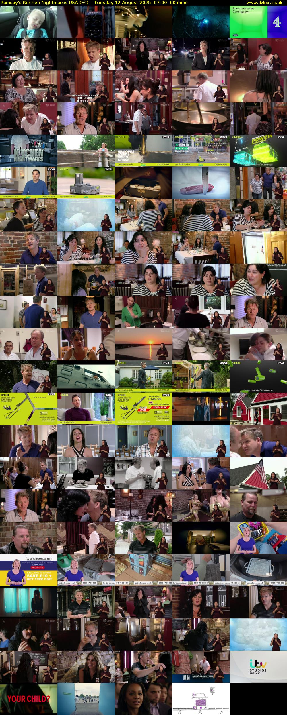 Ramsay's Kitchen Nightmares USA (E4) Tuesday 12 August 2025 07:00 - 08:00
