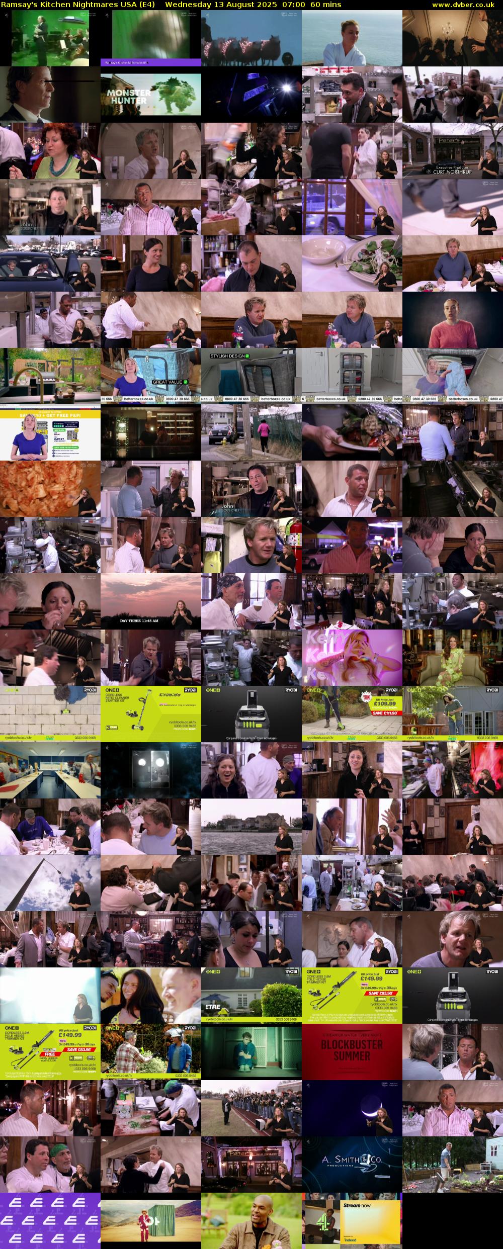 Ramsay's Kitchen Nightmares USA (E4) Wednesday 13 August 2025 07:00 - 08:00