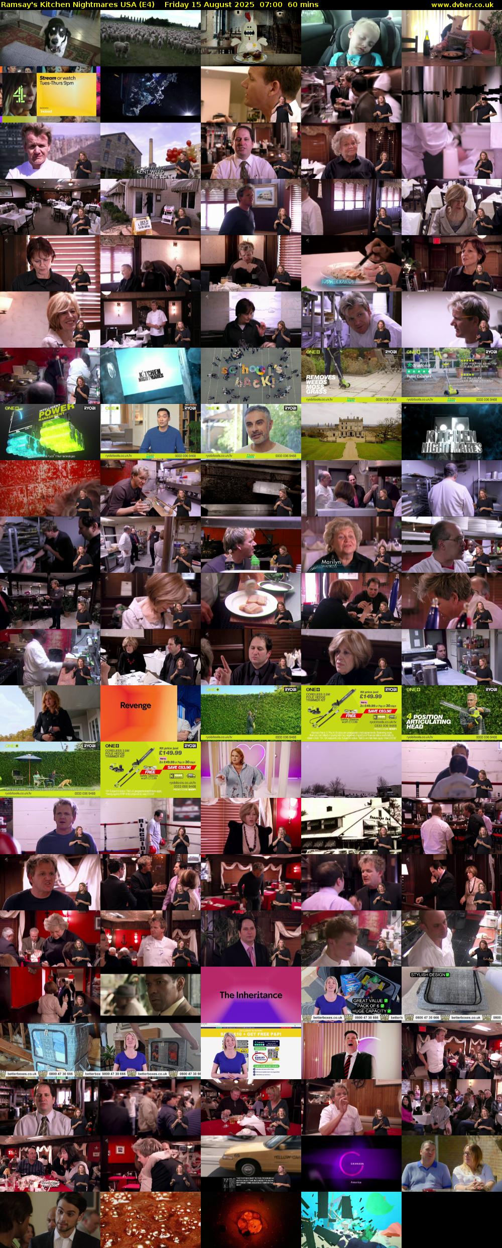Ramsay's Kitchen Nightmares USA (E4) Friday 15 August 2025 07:00 - 08:00