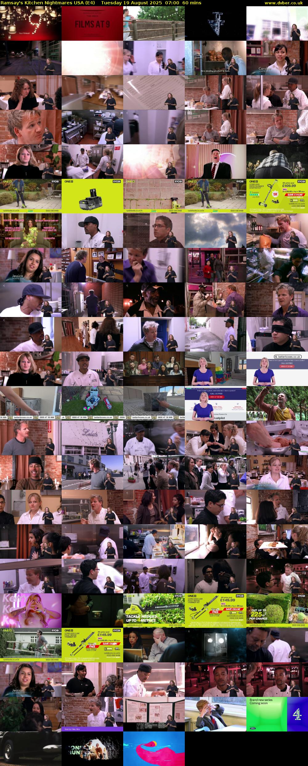 Ramsay's Kitchen Nightmares USA (E4) Tuesday 19 August 2025 07:00 - 08:00