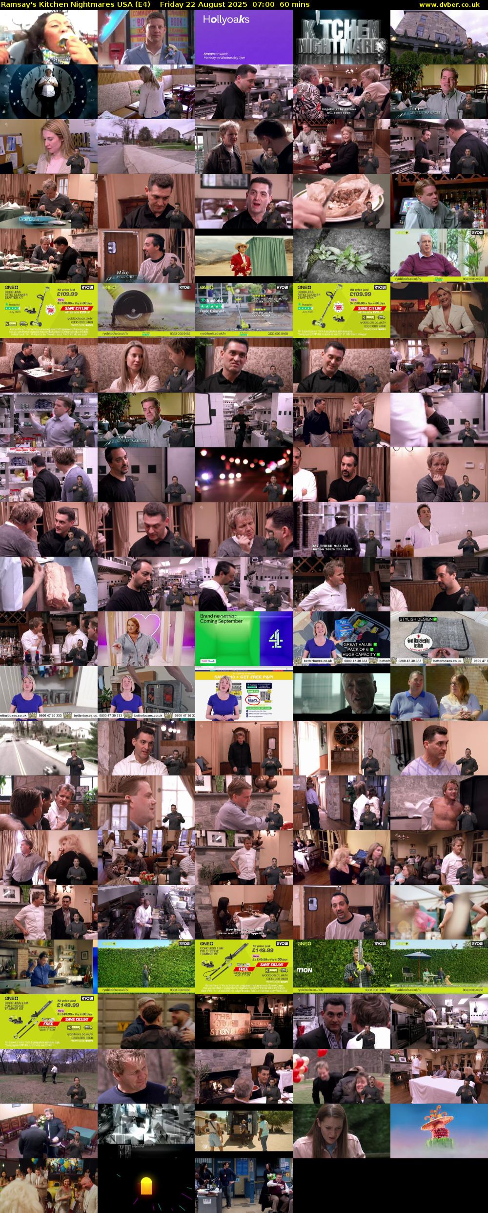 Ramsay's Kitchen Nightmares USA (E4) Friday 22 August 2025 07:00 - 08:00