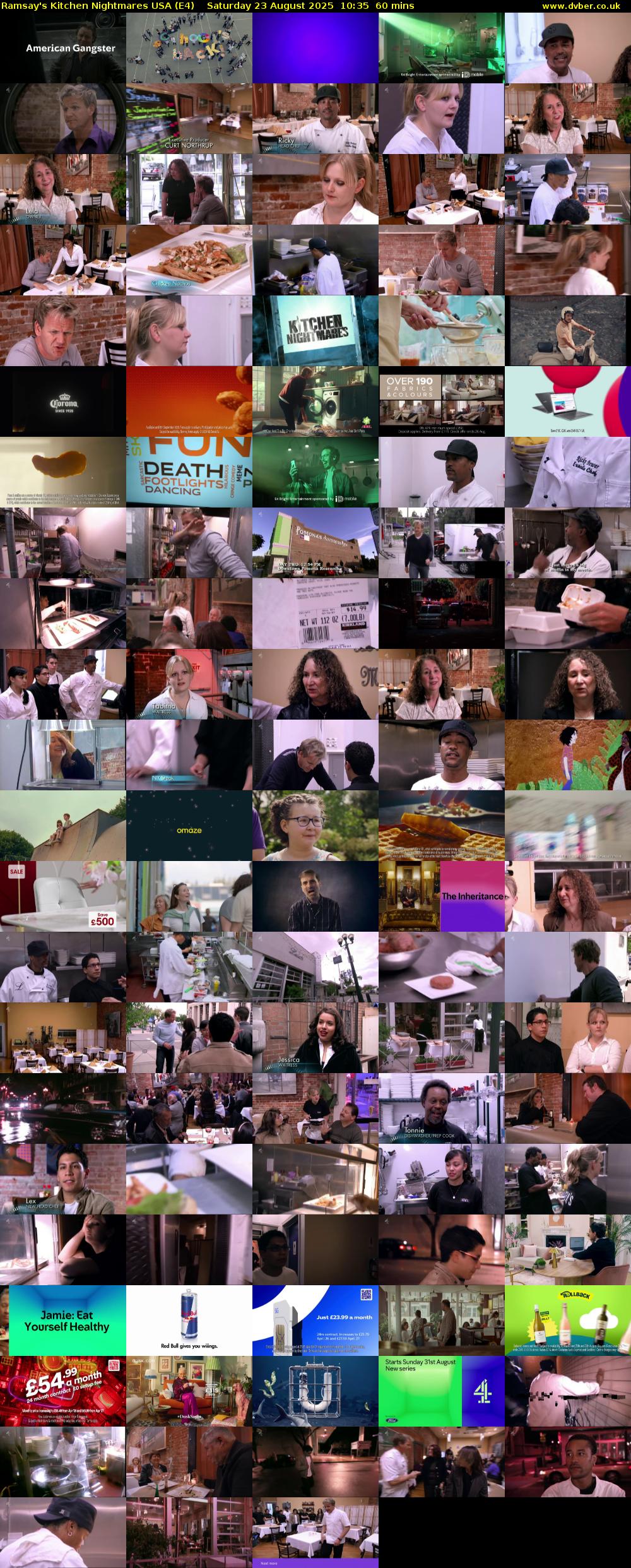 Ramsay's Kitchen Nightmares USA (E4) Saturday 23 August 2025 10:35 - 11:35