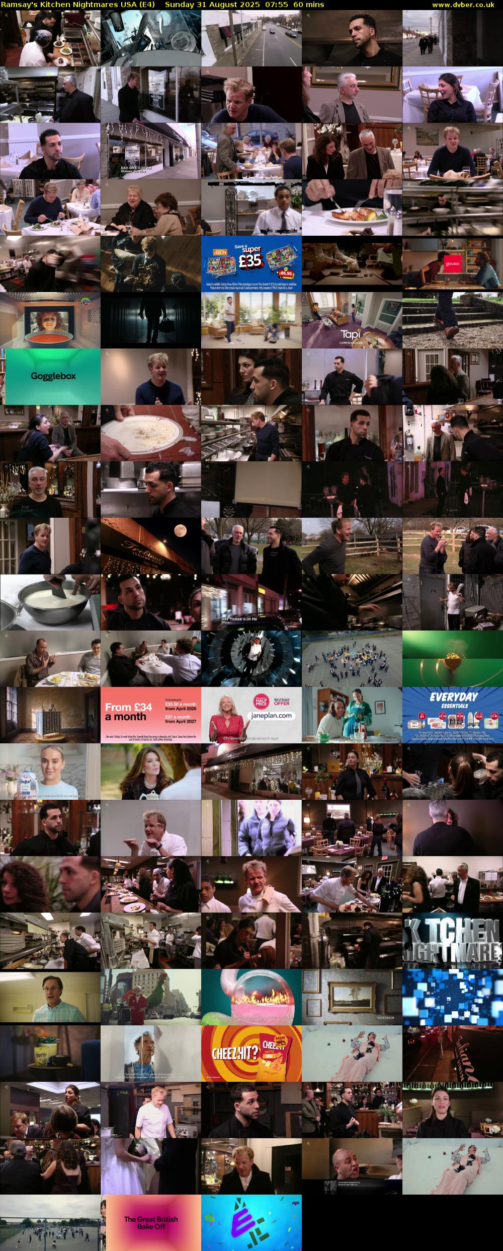 Ramsay's Kitchen Nightmares USA (E4) Sunday 31 August 2025 07:55 - 08:55