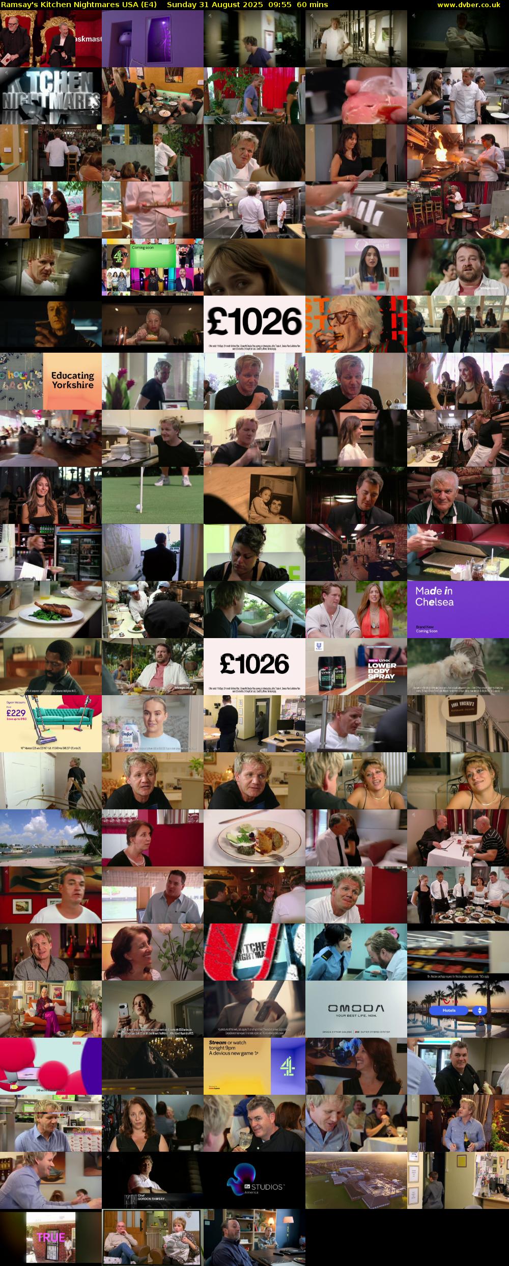 Ramsay's Kitchen Nightmares USA (E4) Sunday 31 August 2025 09:55 - 10:55