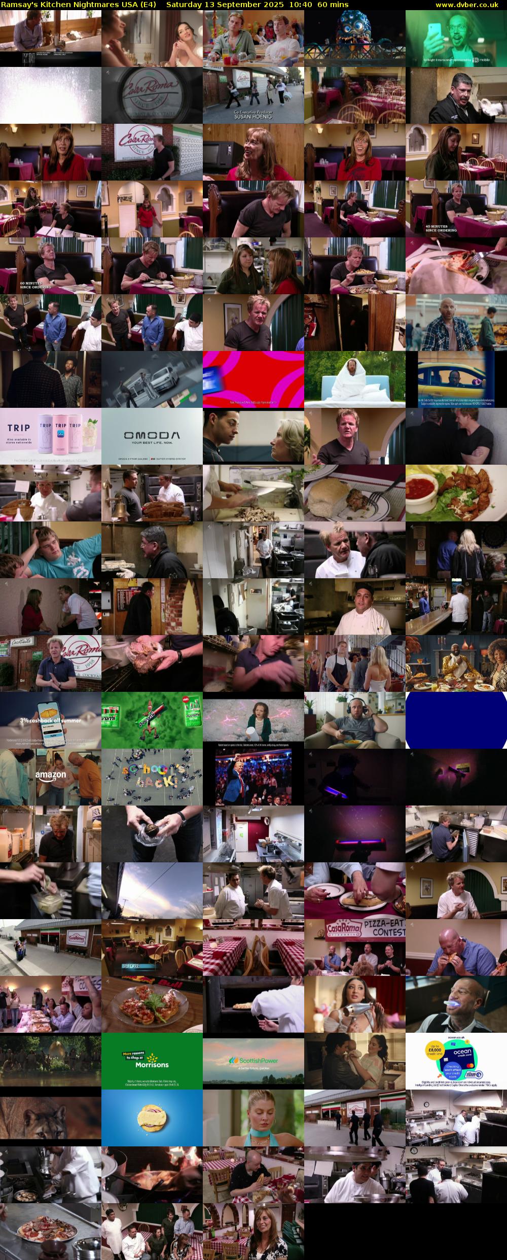 Ramsay's Kitchen Nightmares USA (E4) Saturday 13 September 2025 10:40 - 11:40