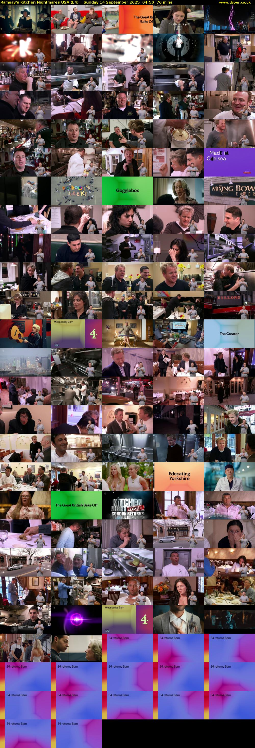 Ramsay's Kitchen Nightmares USA (E4) Sunday 14 September 2025 04:50 - 06:00
