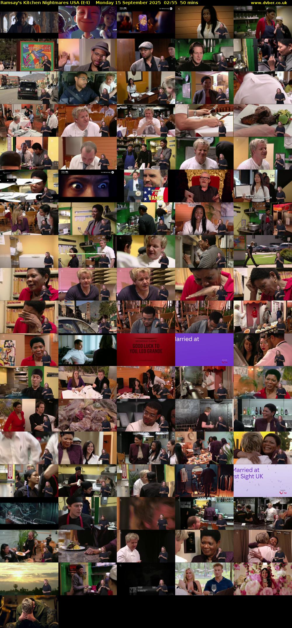 Ramsay's Kitchen Nightmares USA (E4) Monday 15 September 2025 02:55 - 03:45