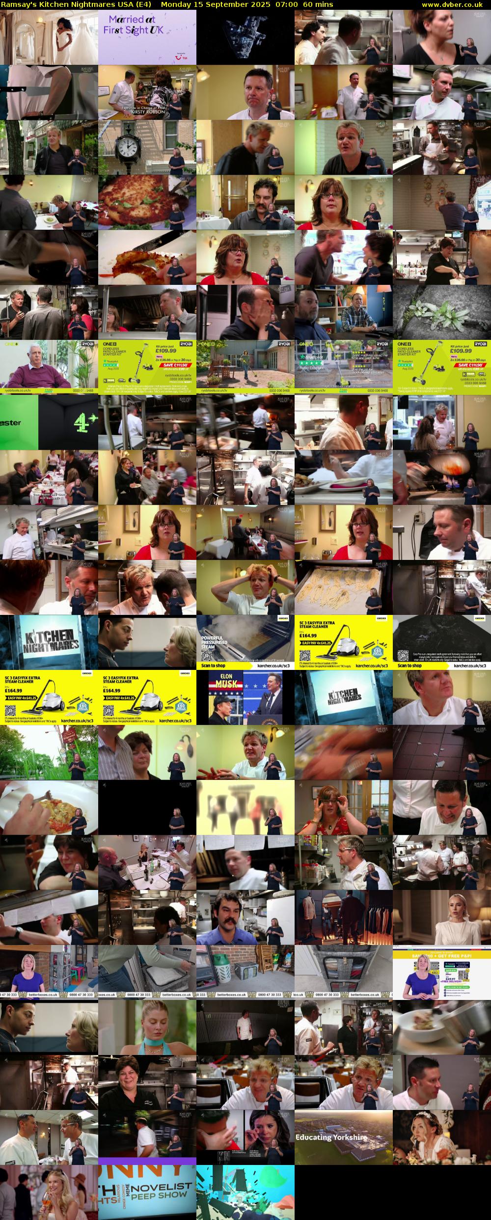 Ramsay's Kitchen Nightmares USA (E4) Monday 15 September 2025 07:00 - 08:00