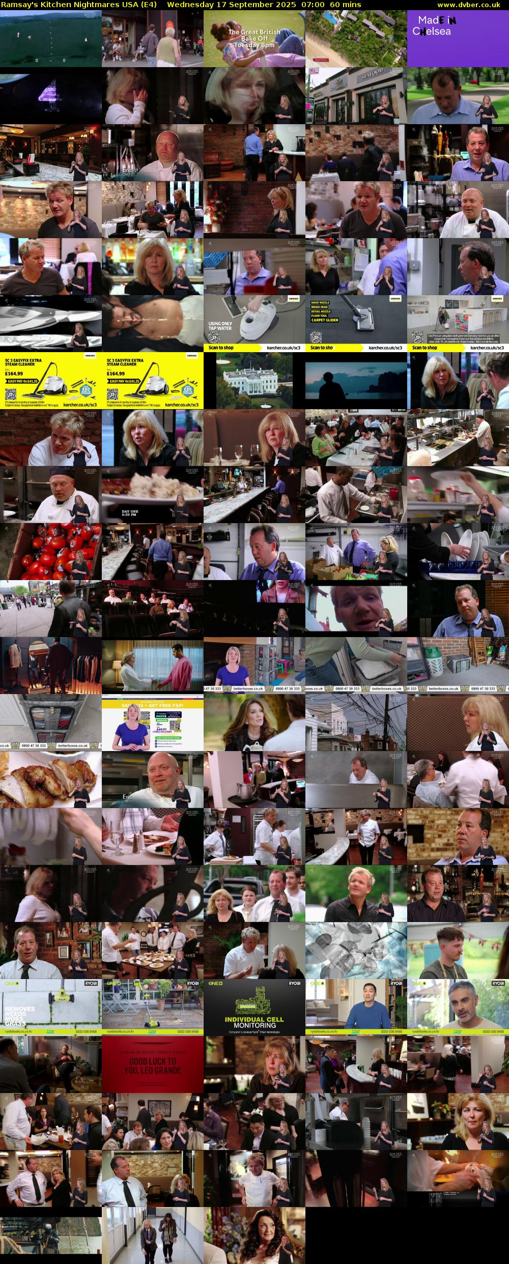 Ramsay's Kitchen Nightmares USA (E4) Wednesday 17 September 2025 07:00 - 08:00