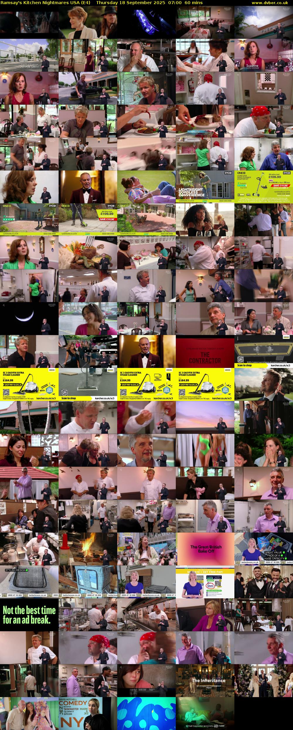 Ramsay's Kitchen Nightmares USA (E4) Thursday 18 September 2025 07:00 - 08:00