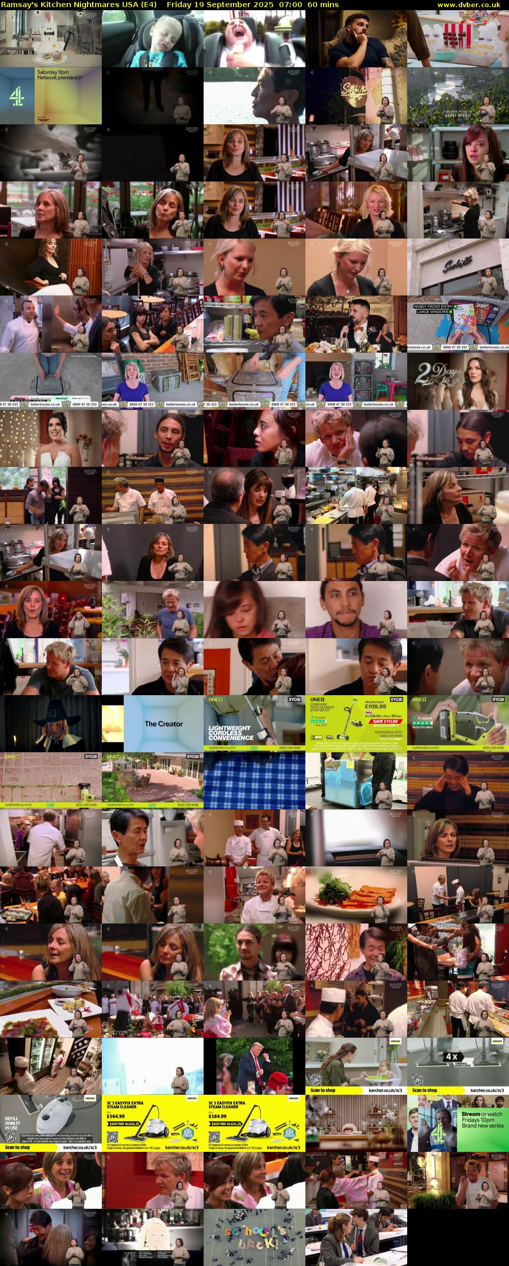 Ramsay's Kitchen Nightmares USA (E4) Friday 19 September 2025 07:00 - 08:00