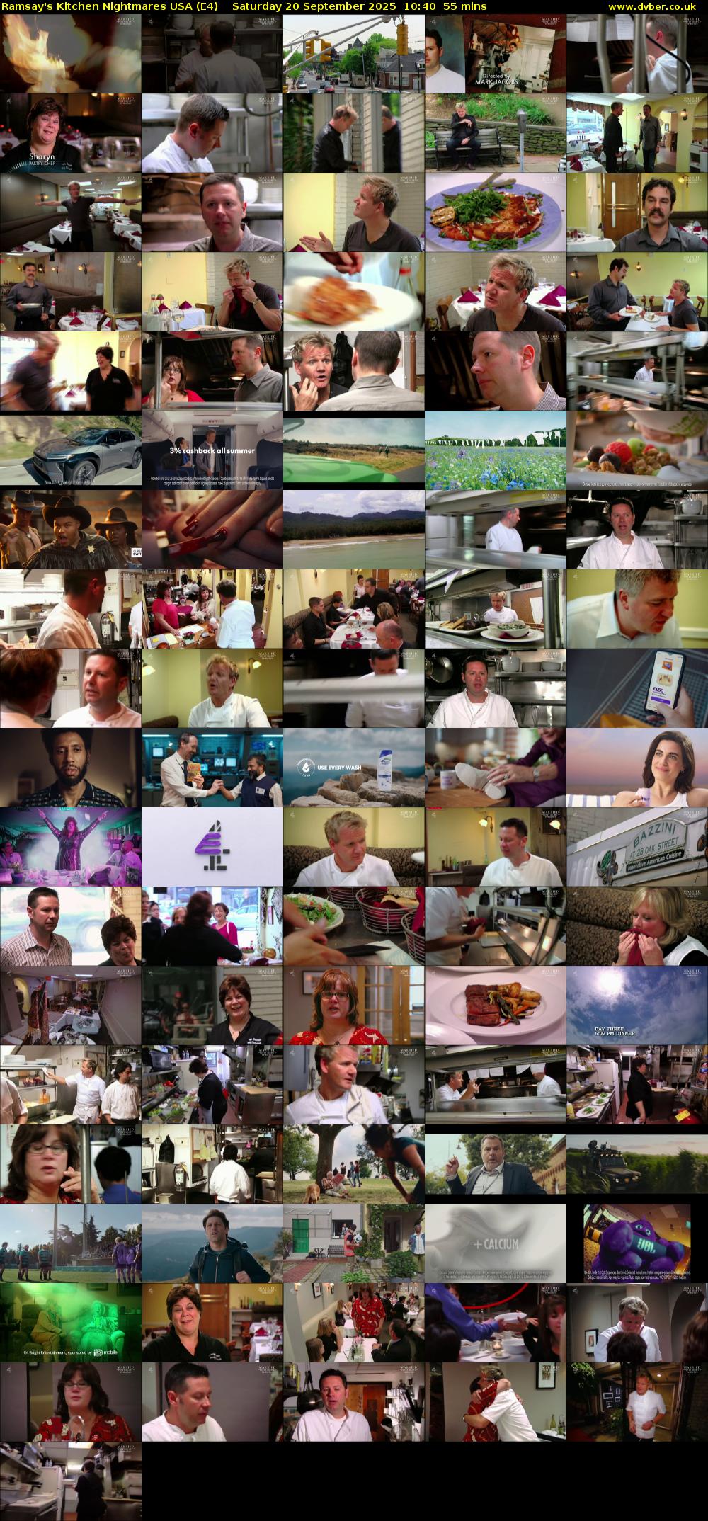 Ramsay's Kitchen Nightmares USA (E4) Saturday 20 September 2025 10:40 - 11:35