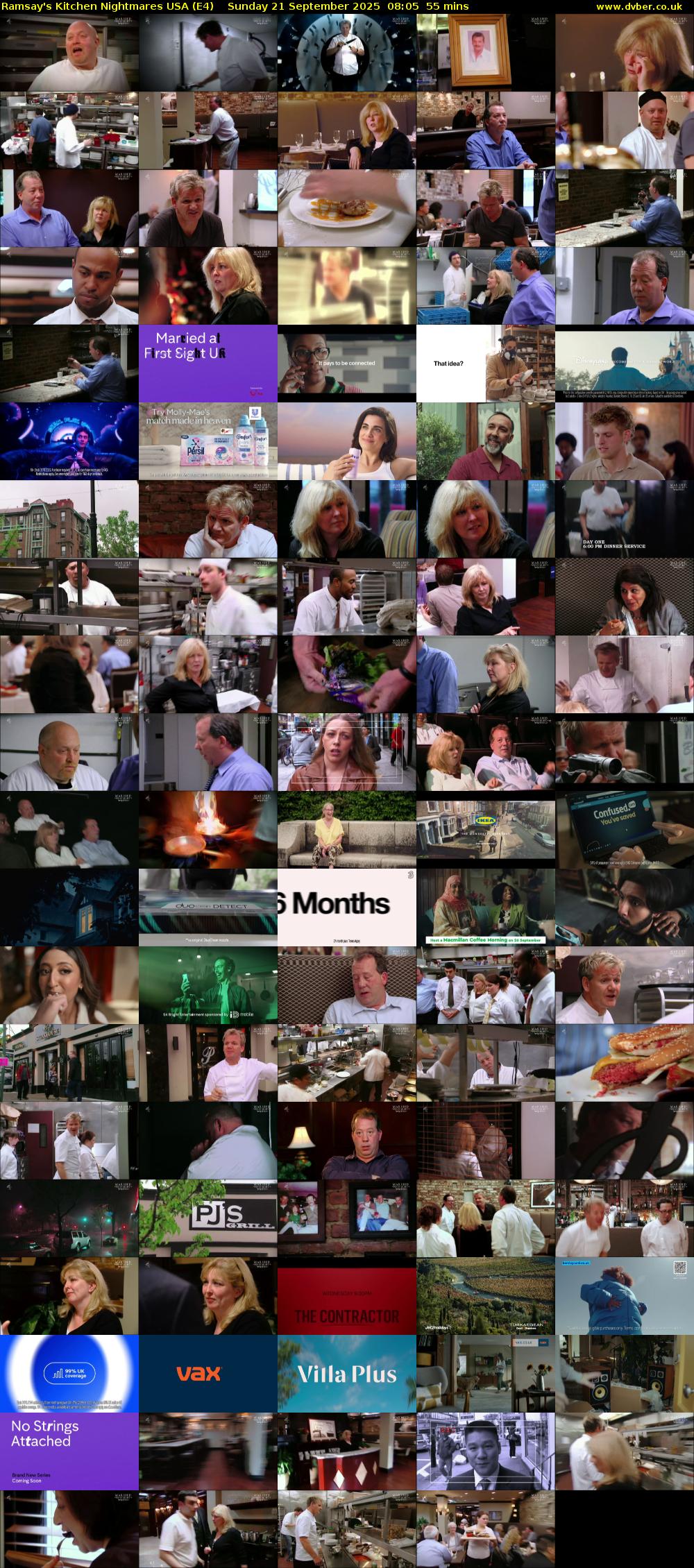 Ramsay's Kitchen Nightmares USA (E4) Sunday 21 September 2025 08:05 - 09:00