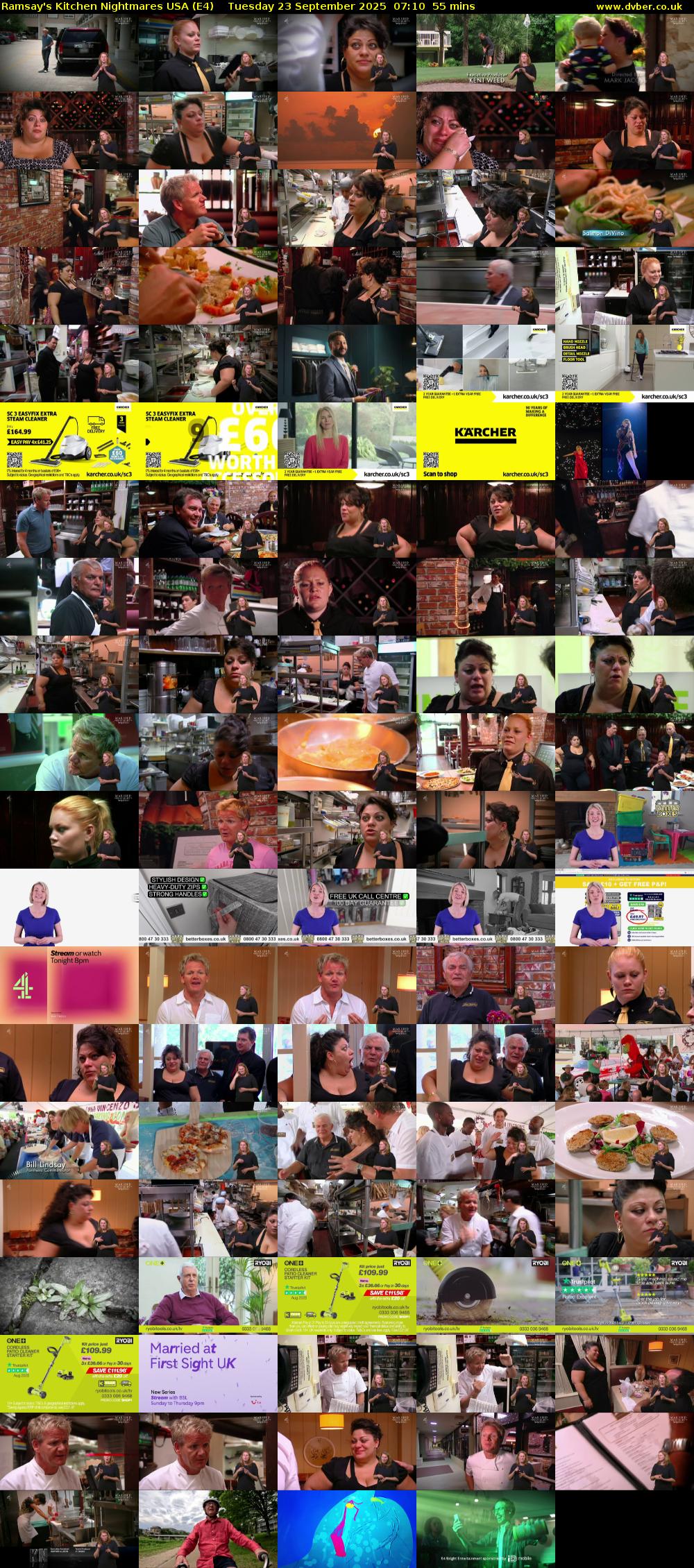 Ramsay's Kitchen Nightmares USA (E4) Tuesday 23 September 2025 07:10 - 08:05