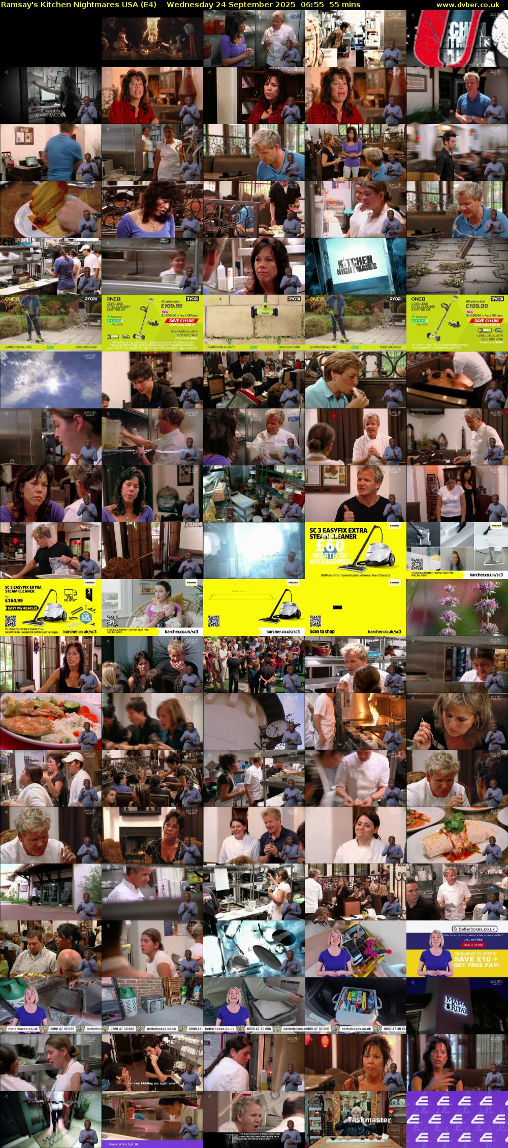 Ramsay's Kitchen Nightmares USA (E4) Wednesday 24 September 2025 06:55 - 07:50