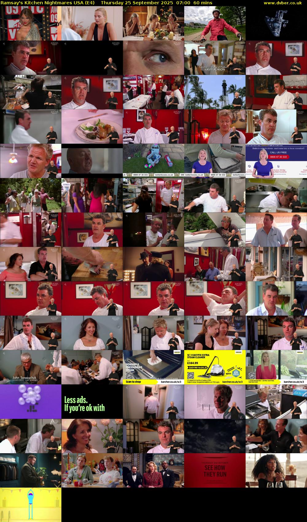 Ramsay's Kitchen Nightmares USA (E4) Thursday 25 September 2025 07:00 - 08:00