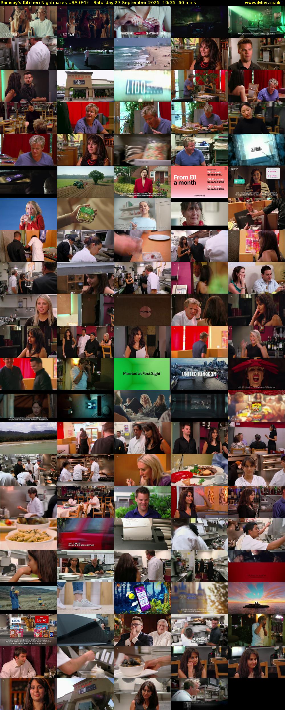 Ramsay's Kitchen Nightmares USA (E4) Saturday 27 September 2025 10:35 - 11:35
