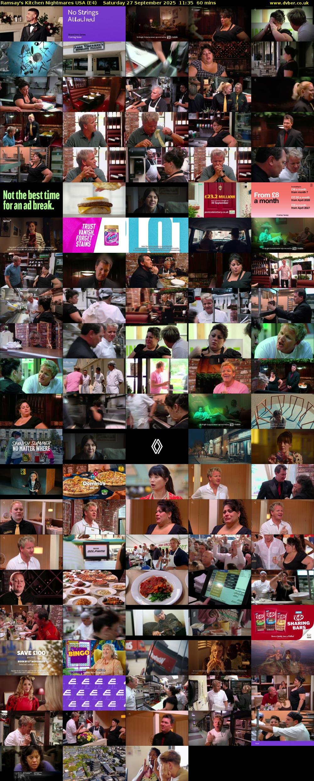 Ramsay's Kitchen Nightmares USA (E4) Saturday 27 September 2025 11:35 - 12:35