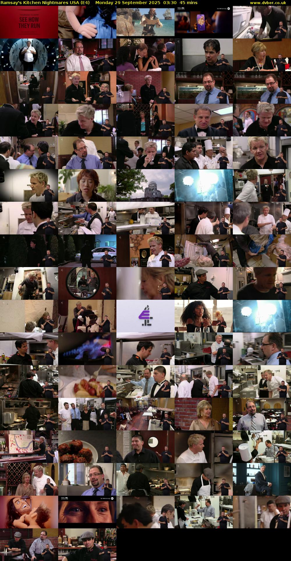 Ramsay's Kitchen Nightmares USA (E4) Monday 29 September 2025 03:30 - 04:15