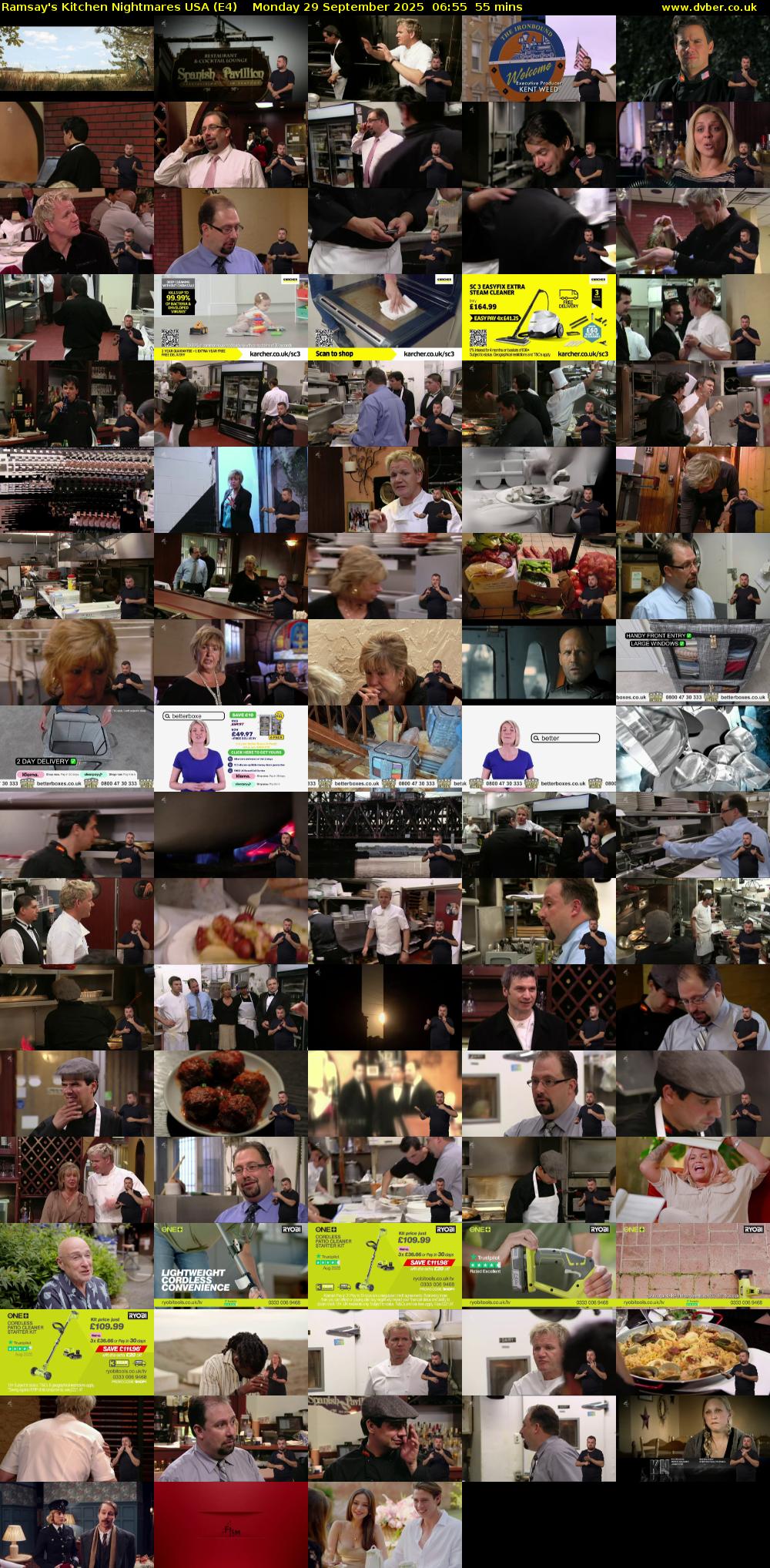 Ramsay's Kitchen Nightmares USA (E4) Monday 29 September 2025 06:55 - 07:50