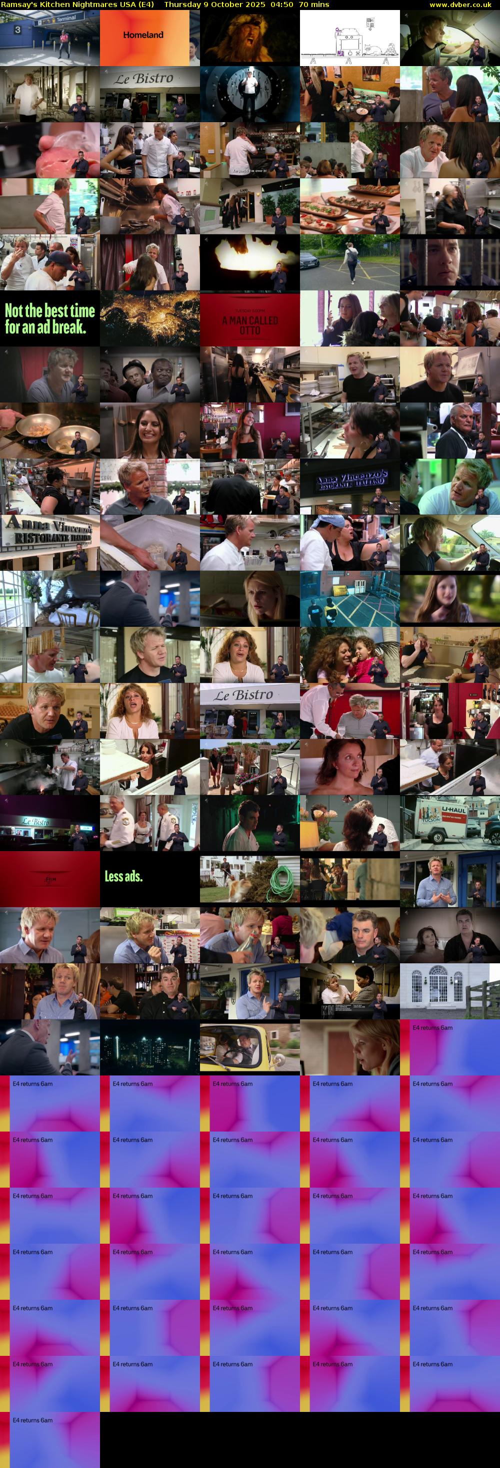 Ramsay's Kitchen Nightmares USA (E4) Thursday 9 October 2025 04:50 - 06:00