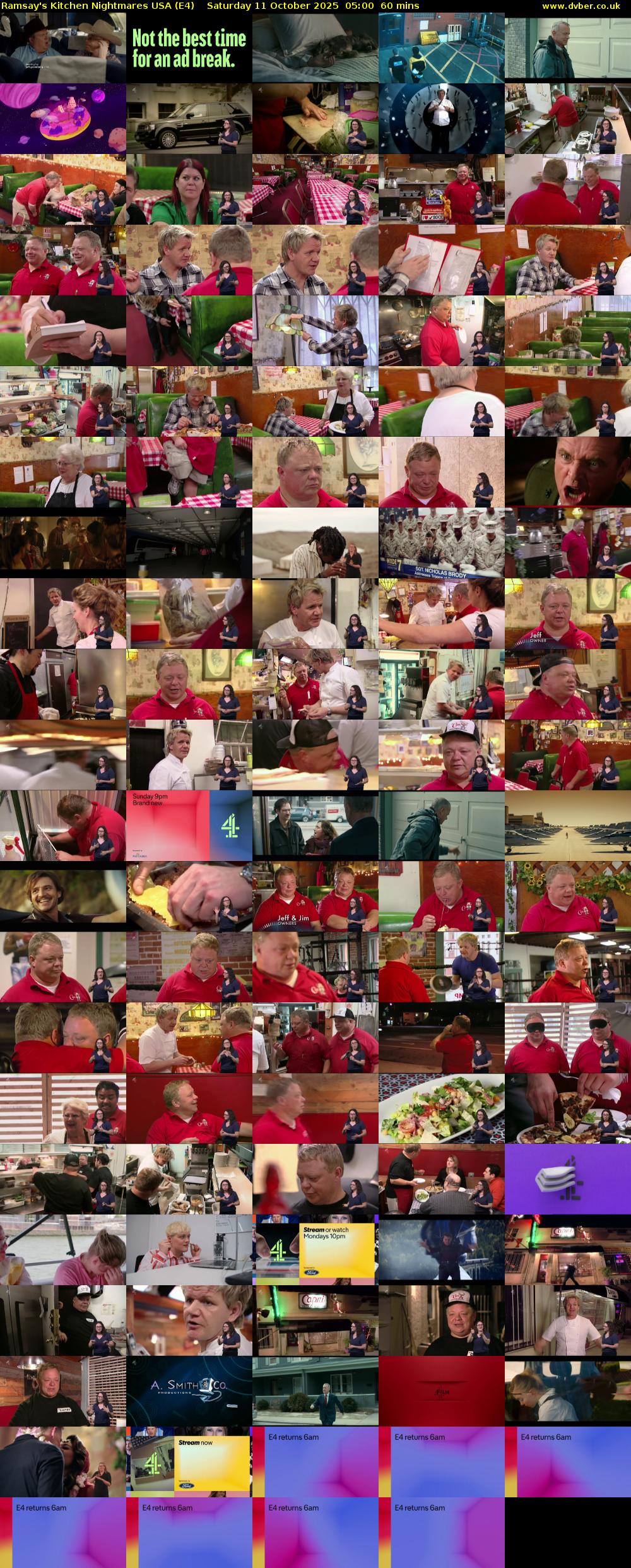 Ramsay's Kitchen Nightmares USA (E4) Saturday 11 October 2025 05:00 - 06:00