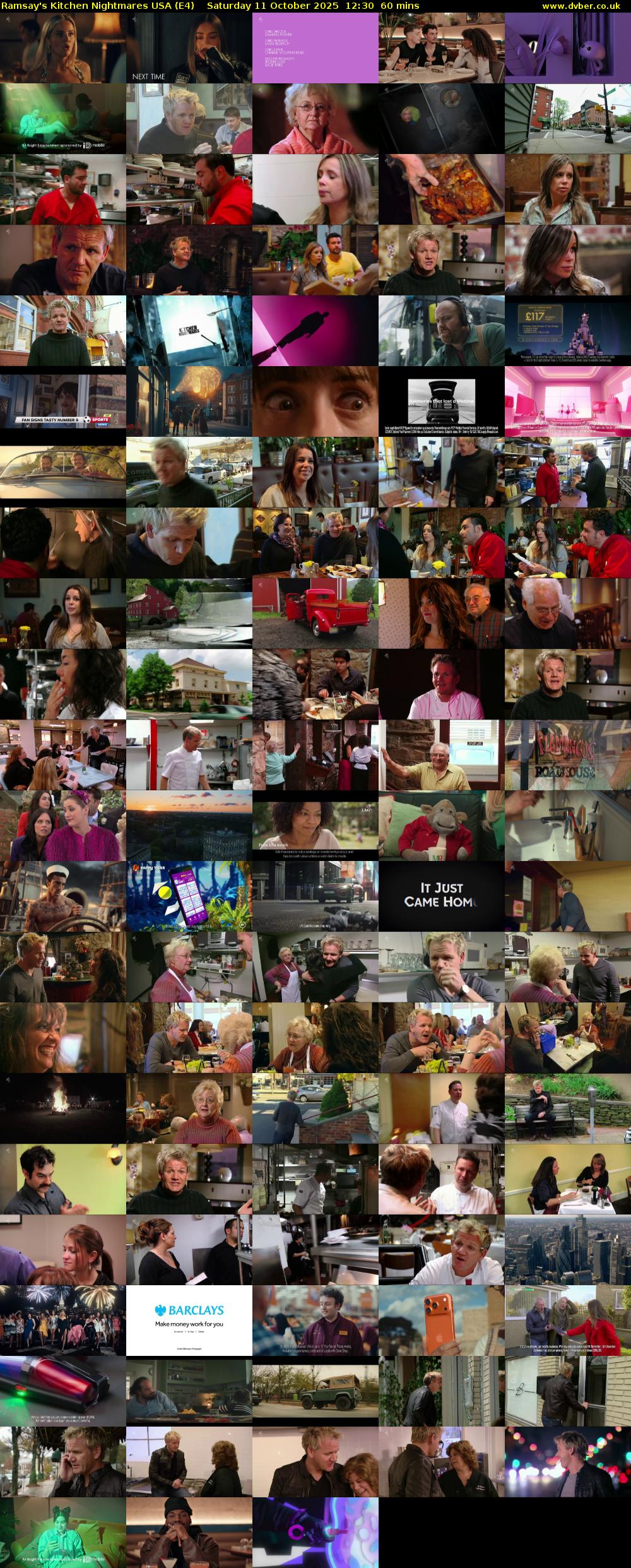 Ramsay's Kitchen Nightmares USA (E4) Saturday 11 October 2025 12:30 - 13:30
