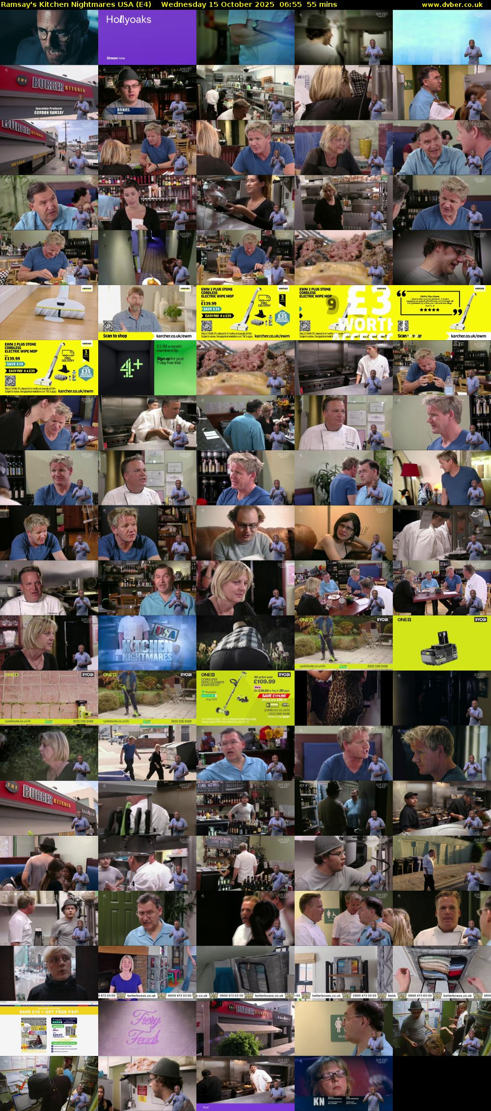 Ramsay's Kitchen Nightmares USA (E4) Wednesday 15 October 2025 06:55 - 07:50