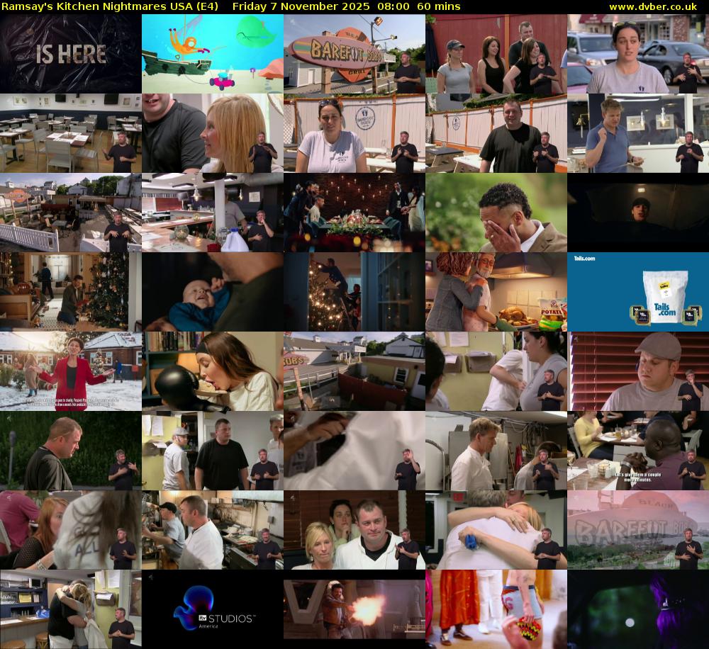 Ramsay's Kitchen Nightmares USA (E4) Friday 7 November 2025 08:00 - 09:00