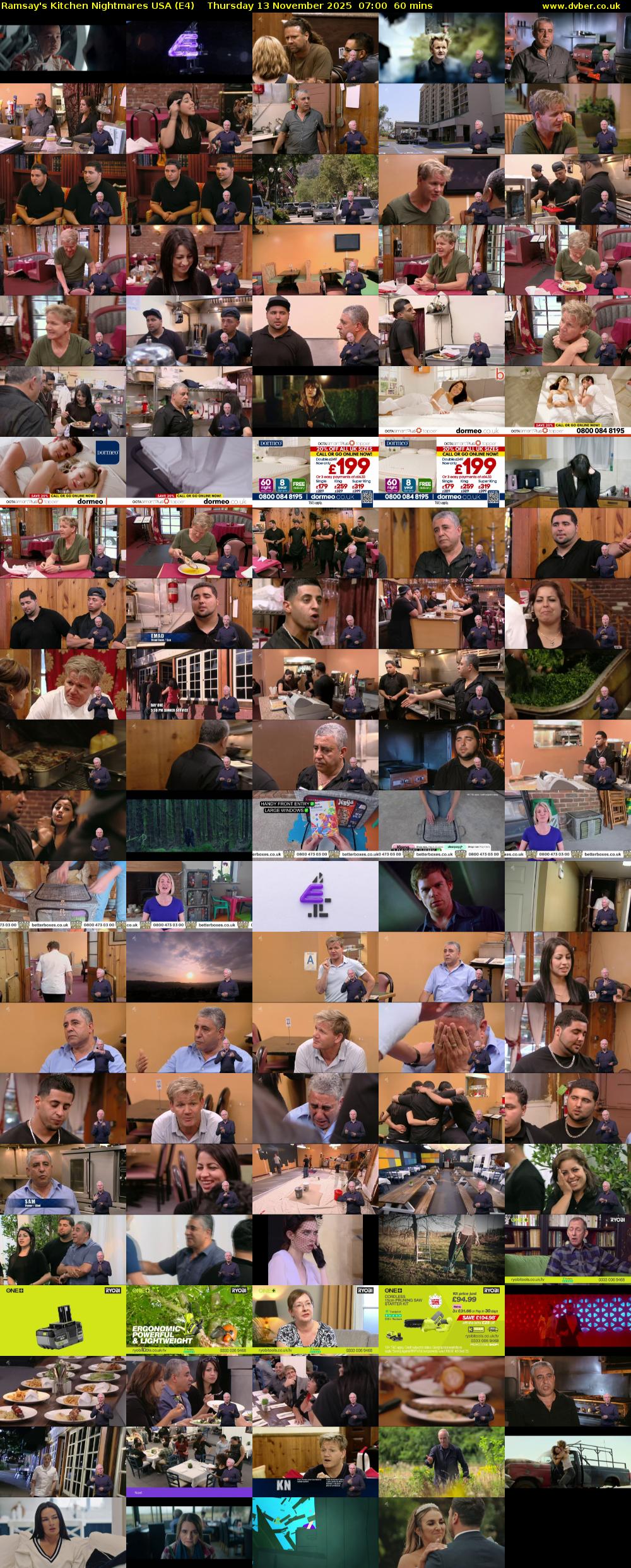 Ramsay's Kitchen Nightmares USA (E4) Thursday 13 November 2025 07:00 - 08:00
